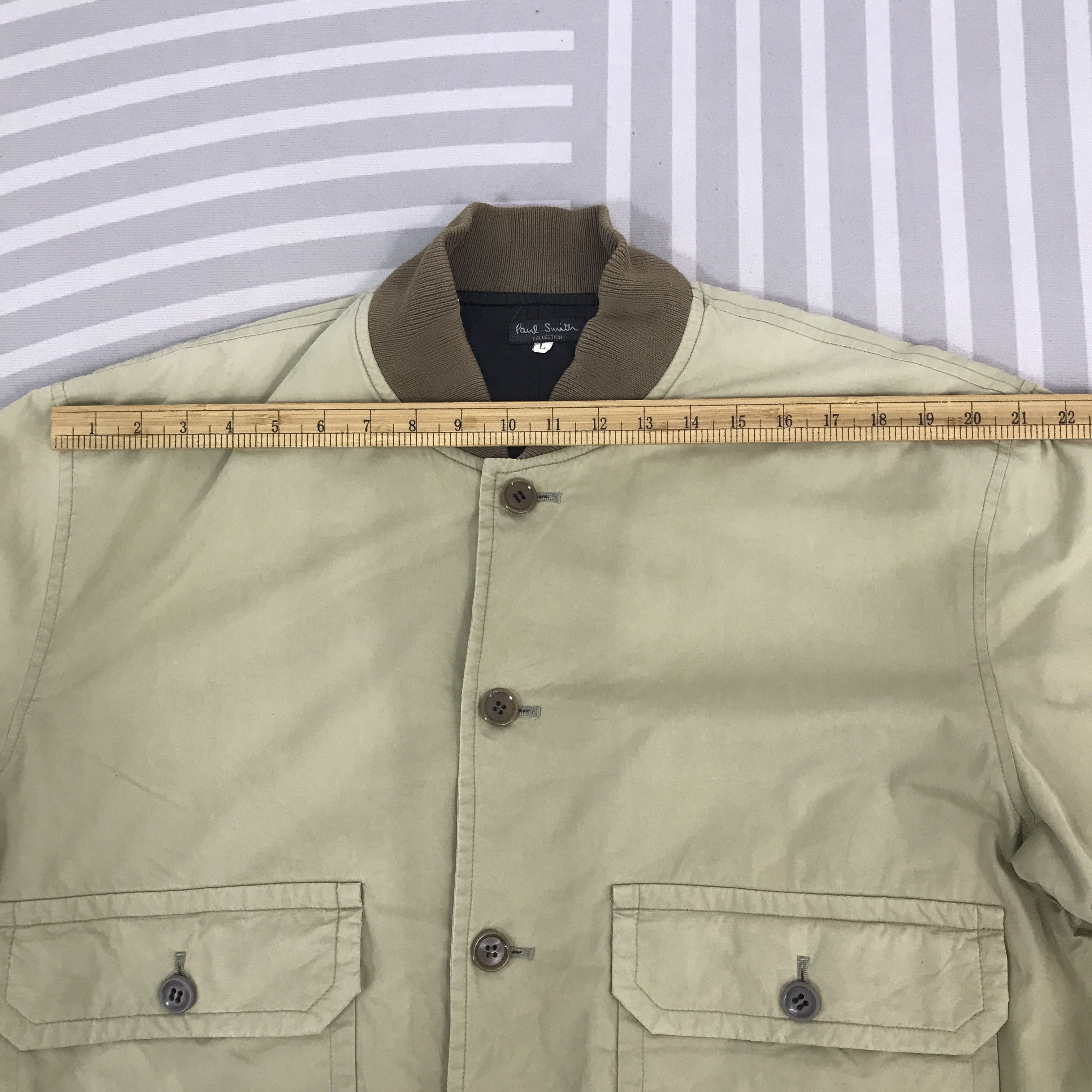 Paul Smith × Vintage Vintage Paul smith Collection Bomber Button Jacket Size US L / EU 52-54 / 3 - 5 Thumbnail