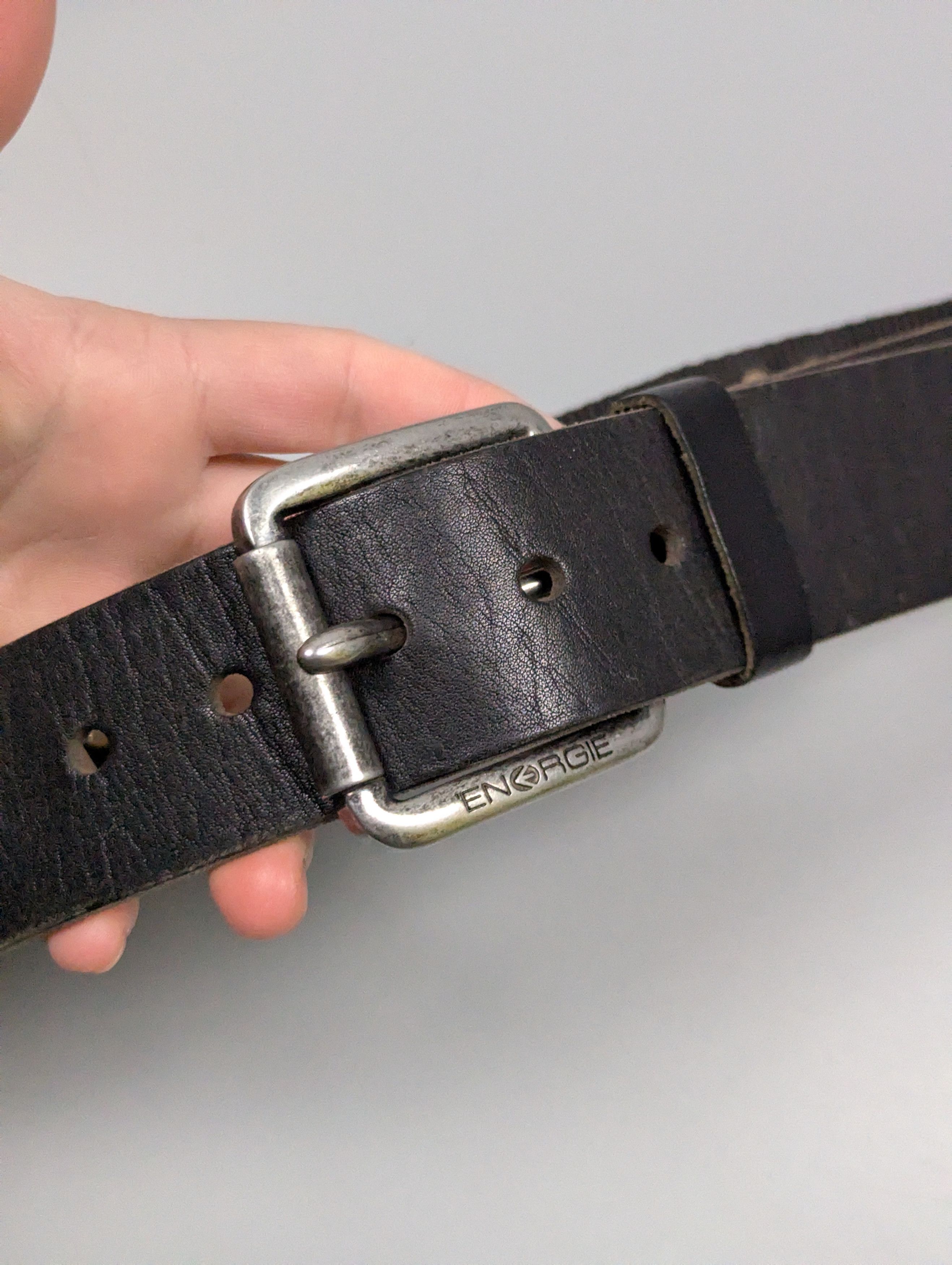Energie Vintage Rare 90s Energie by Miss Sixty Studded Belt Size 36 - 2 Thumbnail