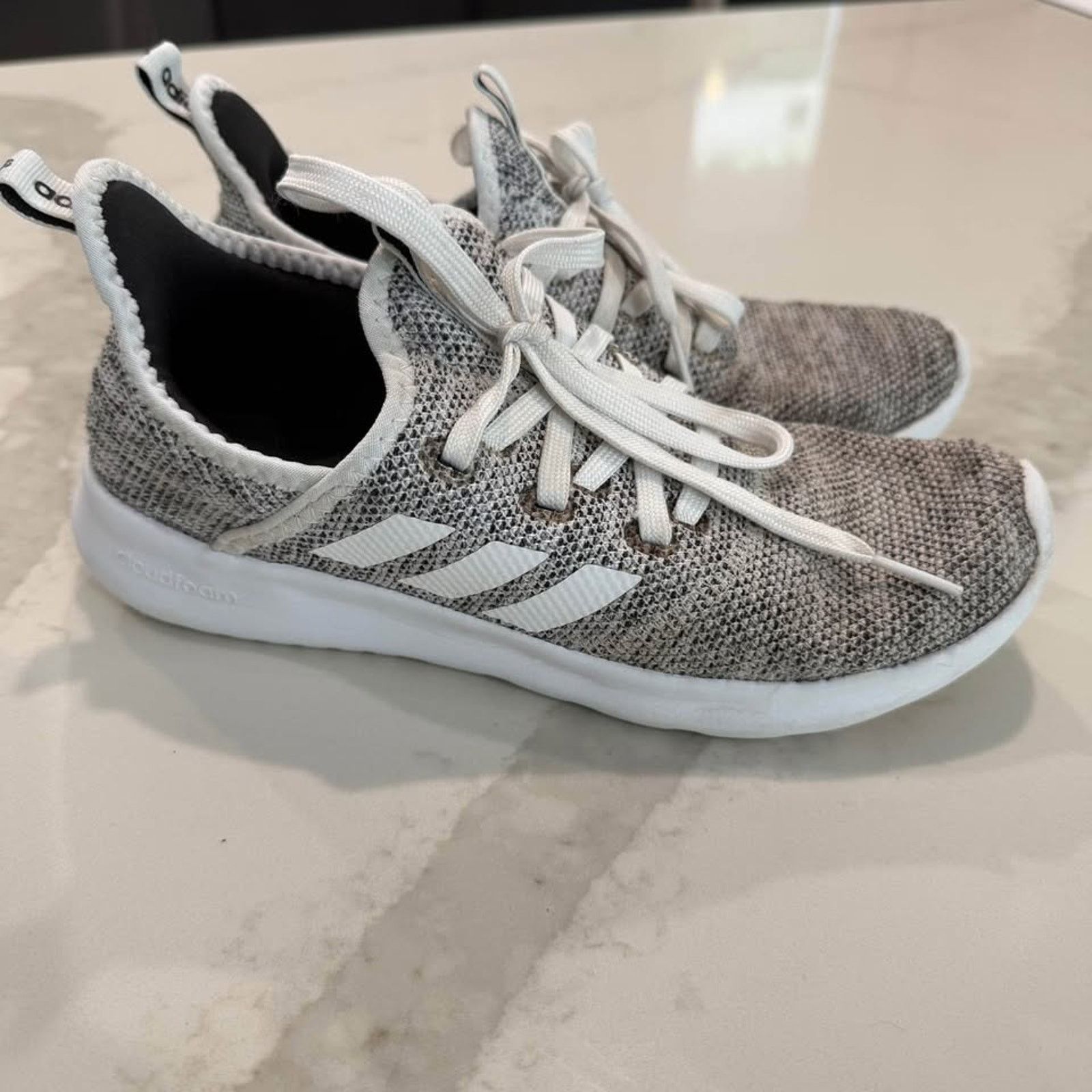 Adidas Adidas Cloudfoam Athletic Running Shoes Womens 6.5 Gray Size US 6.5 / IT 36.5 - 1 Thumbnail