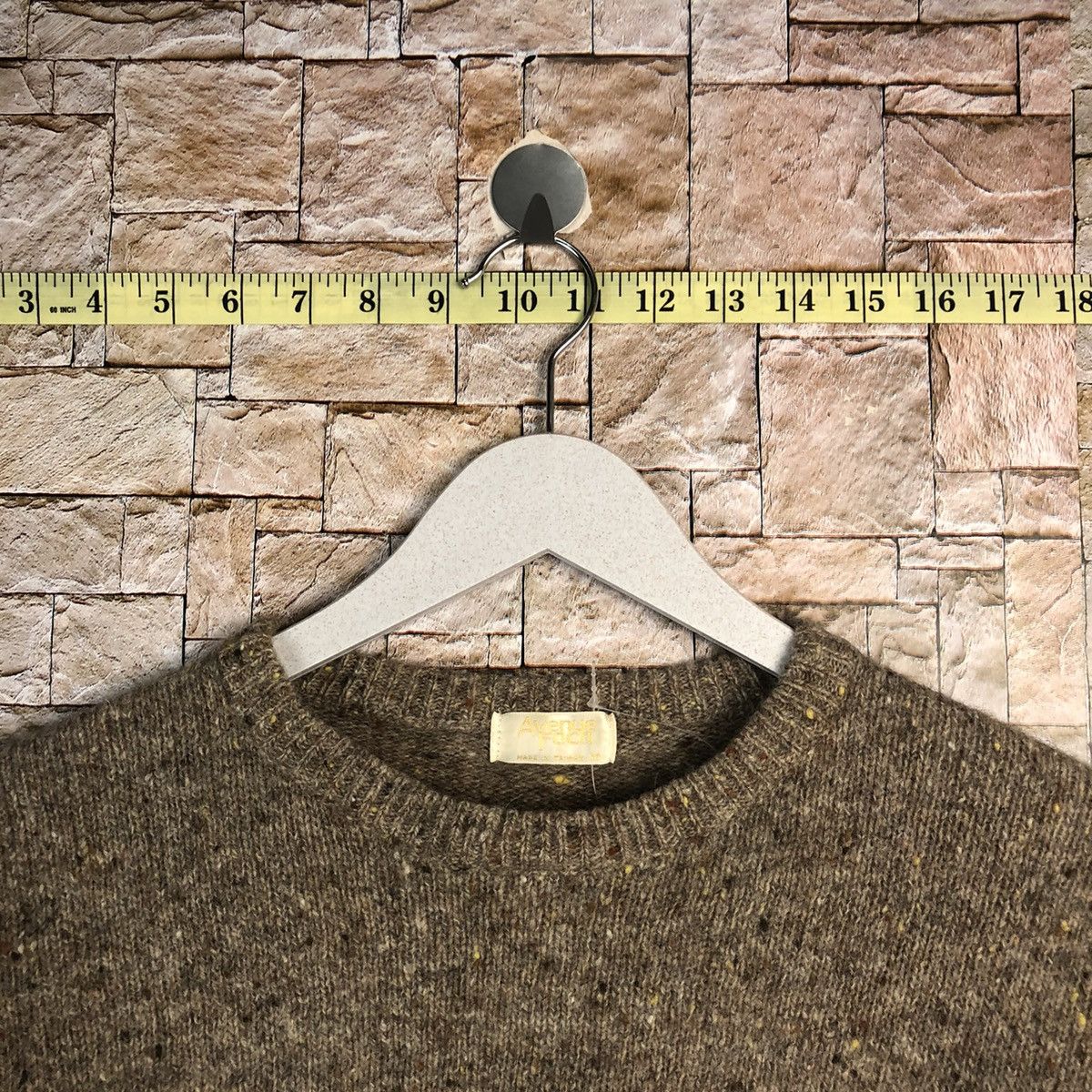 Avenue Avenue Foch Brown bear Knitwear mohair #A915 Size S / US 4 / IT 40 - 4 Thumbnail