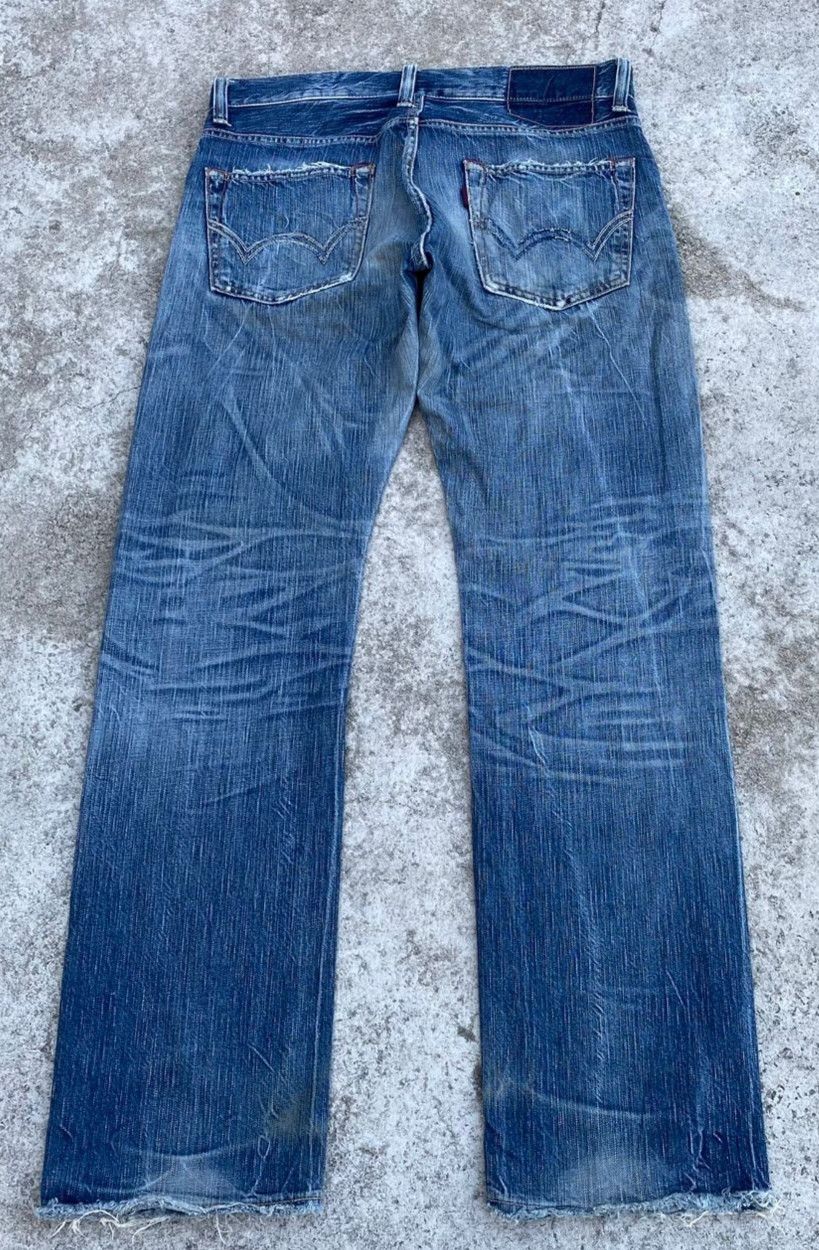 Edwin Vintage Edwin 503 Distressed Denim Kurt Cobain Style Size US 34 / EU 50 - 2 Thumbnail