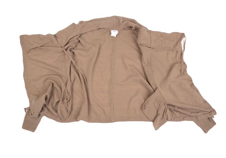 Yohji Yamamoto Yohji Yamamoto size 3 Textured knit cardigan shirt 2503-Ne Size M / US 6-8 / IT 42-44 - 3 Thumbnail