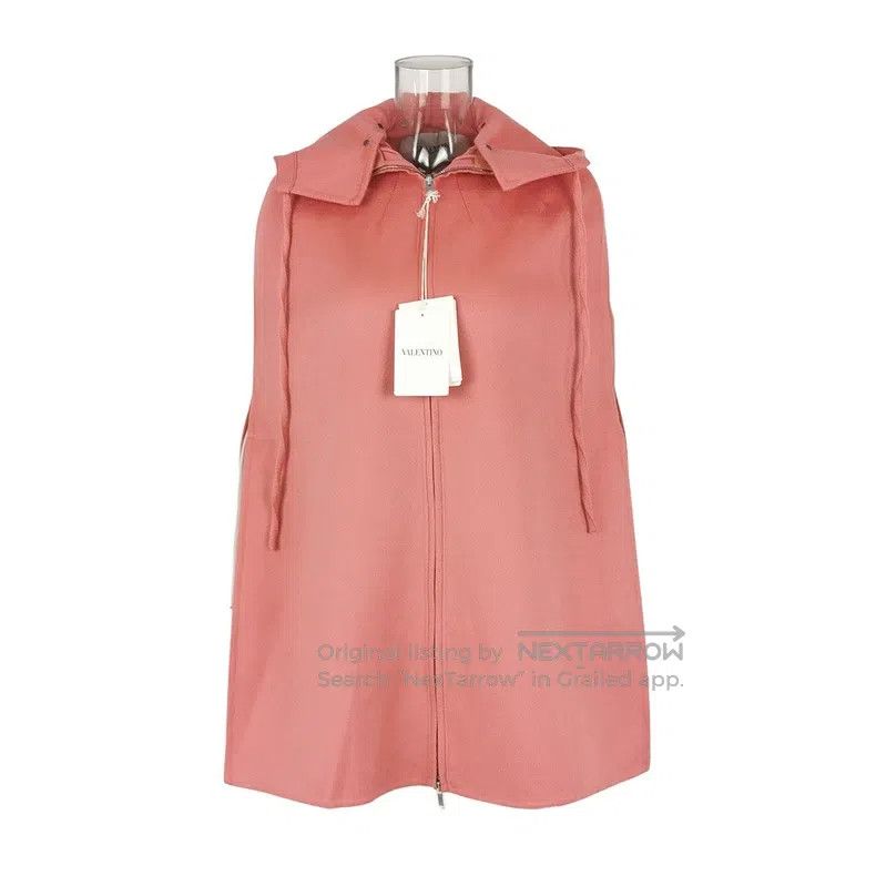 Valentino Valentino Wool solid color zip shawl cape Size XS / US 0-2 / IT 36-38 - 1 Thumbnail