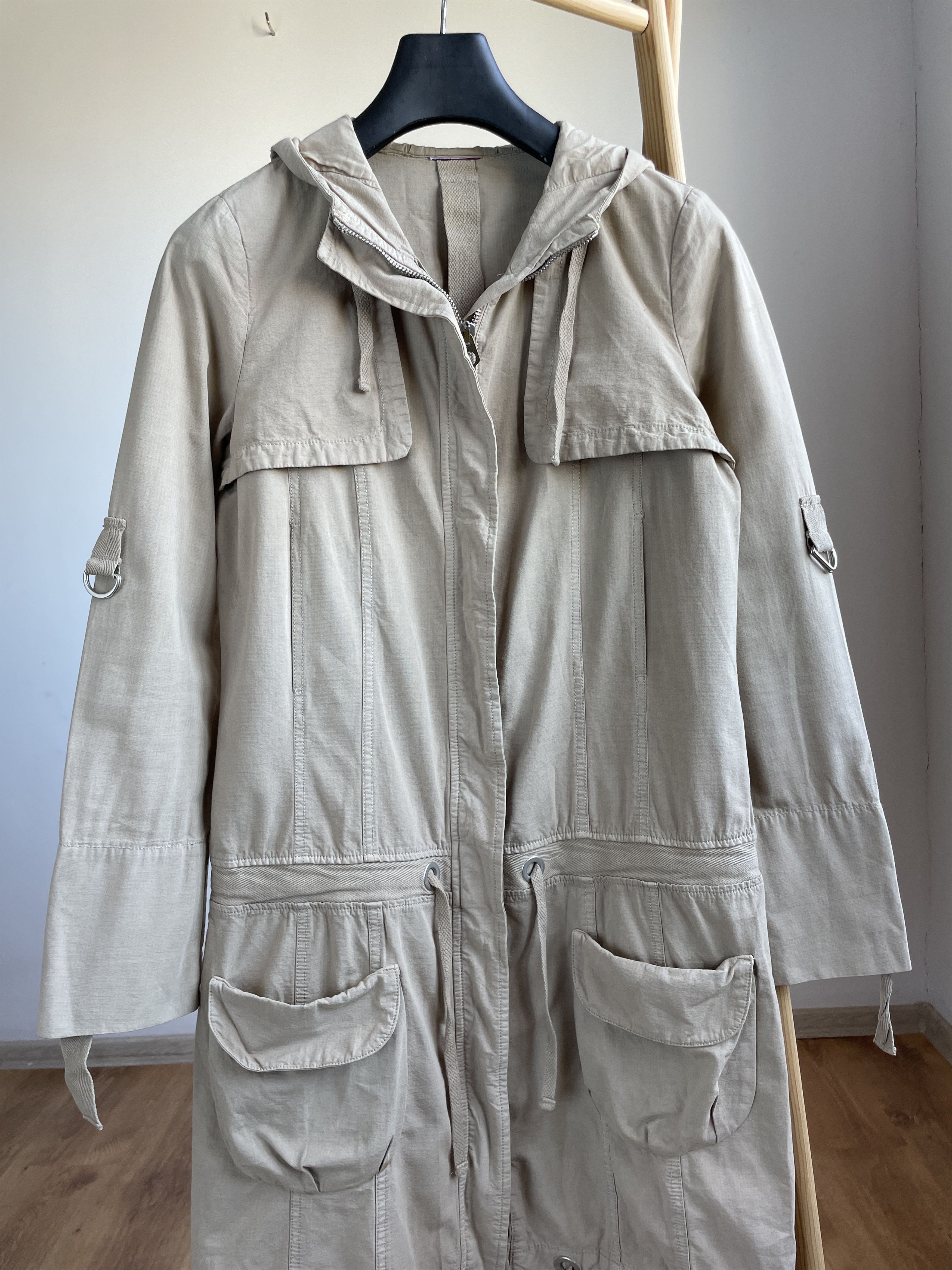 MAX&Co. Max & Co. Max Mara Womens Utility Military Parka Size M / US 6-8 / IT 42-44 - 4 Thumbnail