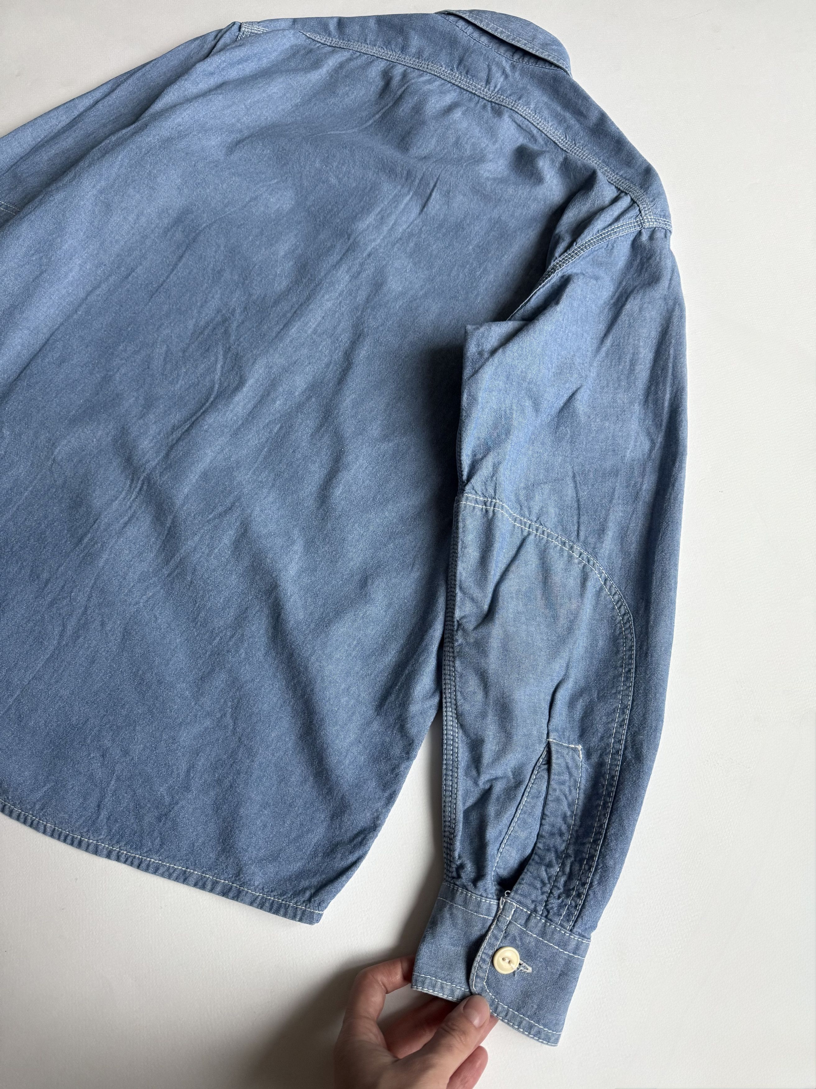 Diesel Men's 90's Diesel Work Wear Denim Shirt (S) Size US S / EU 44-46 / 1 - 6 Thumbnail