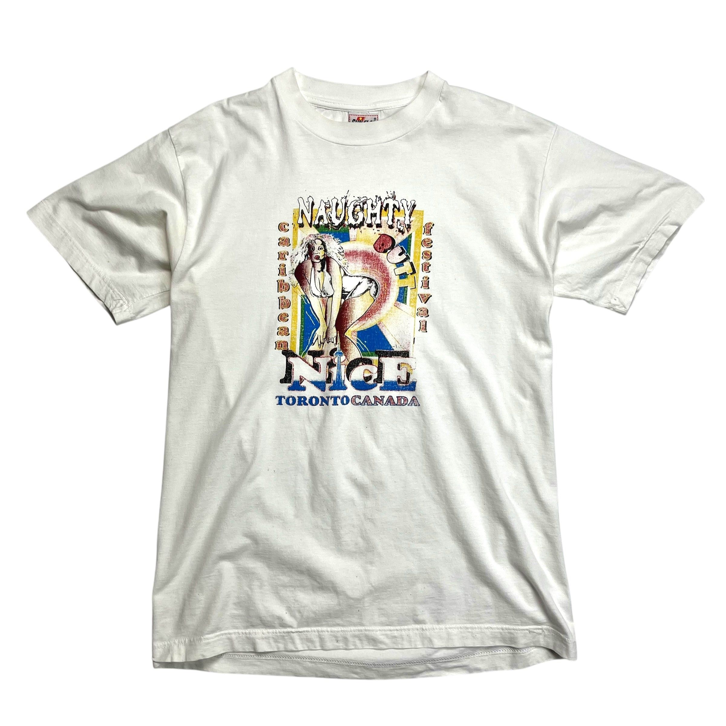 Vintage Naughty Butt Nice Caribbean T-shirt - L Size US L / EU 52-54 / 3 - 1 Thumbnail