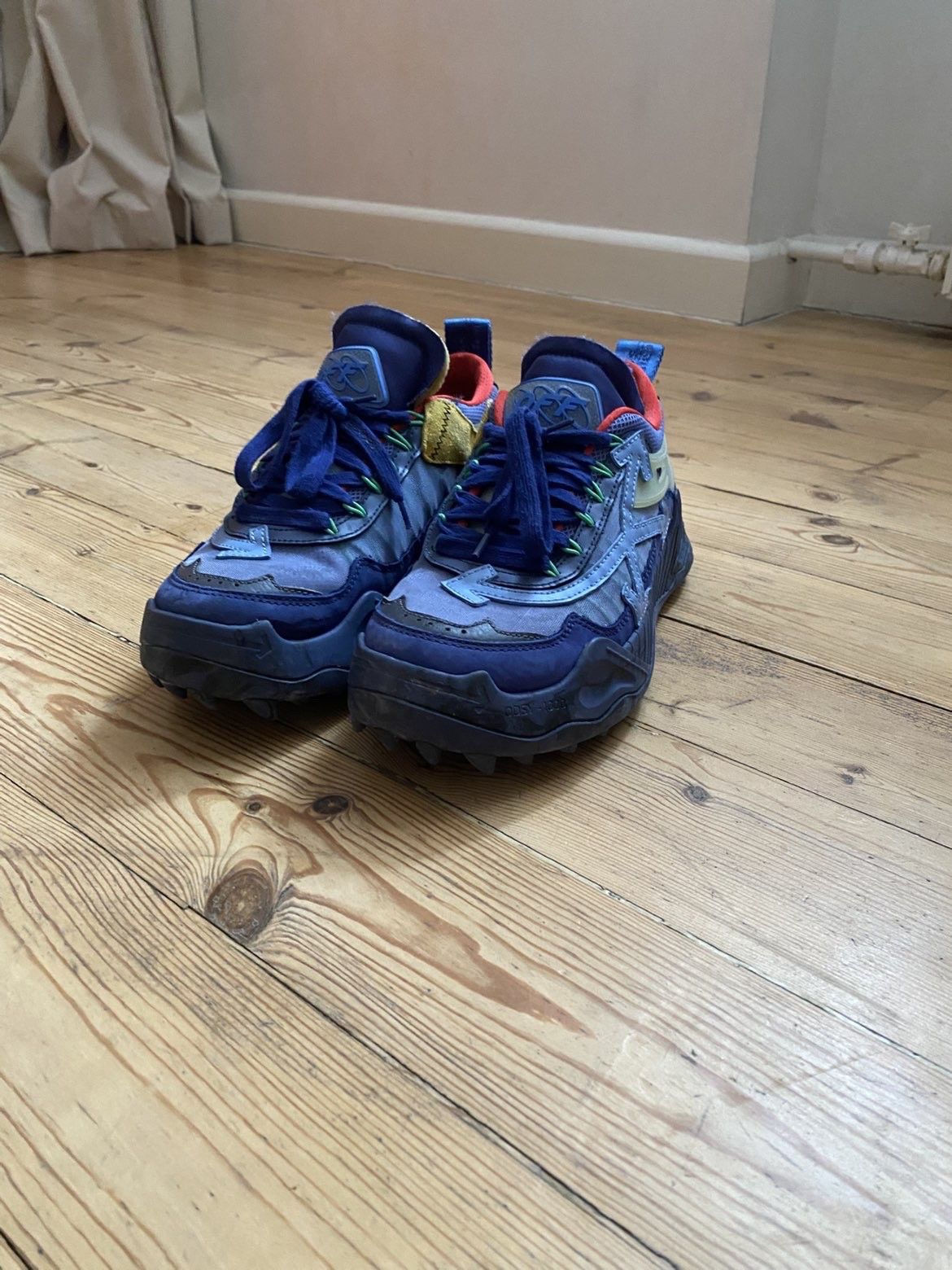 Off-White Off-White ODSY-1000 'Blue Fluo Yellow' Size US 6.5 / EU 39-40 - 2 Thumbnail