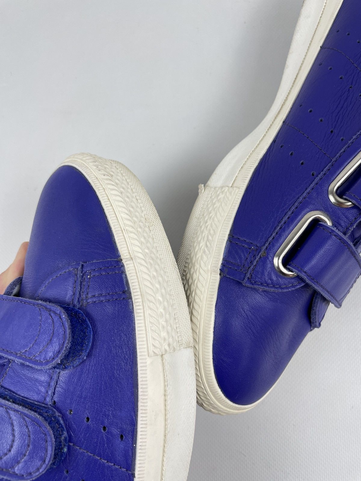 Kansai Yamamoto Y2K Y'S Japan Leather Strap Hook-Loop Sneakers Low-Top Shoes Size US 11.5 / EU 44-45 - 23 Thumbnail
