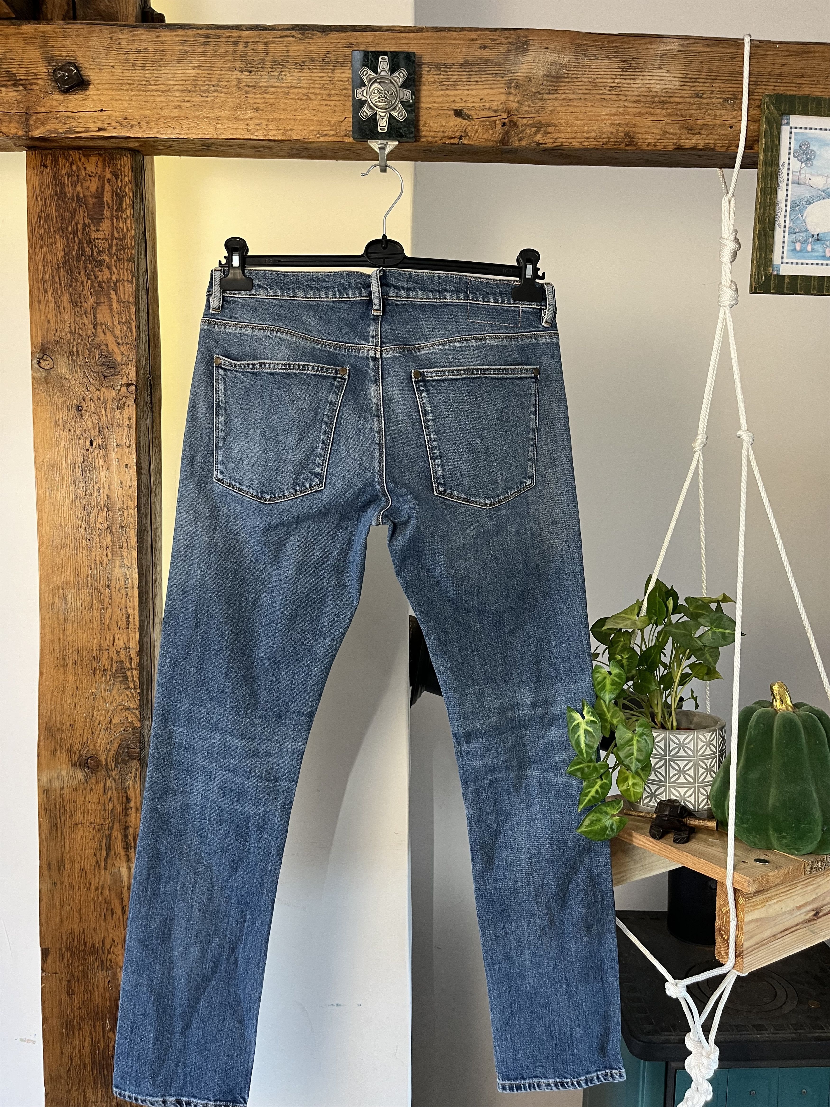 Acne Studios × Designer Acne Studios Bla Konst Max Mid Blue PSS18 Size 34" / US 12 / IT 48 - 2 Thumbnail