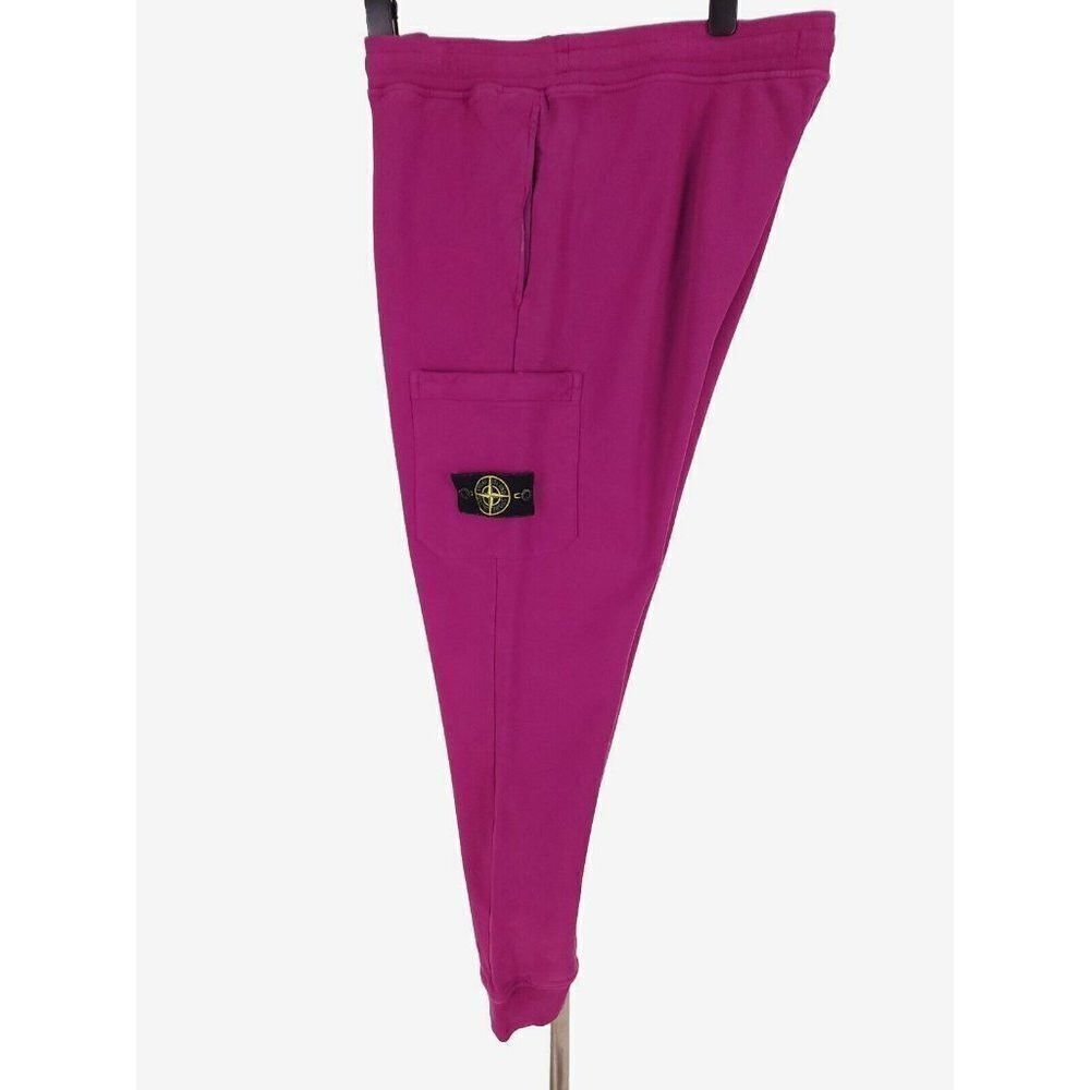 Stone Island Stone Island Logo Patch Sweatpants Size 3XL XXXL Men Magenta Size US 42 / EU 58 - 4 Thumbnail