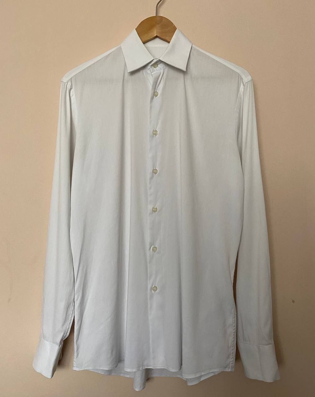 Prada 🤍PRADA Shirt stretch Button Up Long Sleeve Top White Size US M / EU 48-50 / 2 - 1 Thumbnail