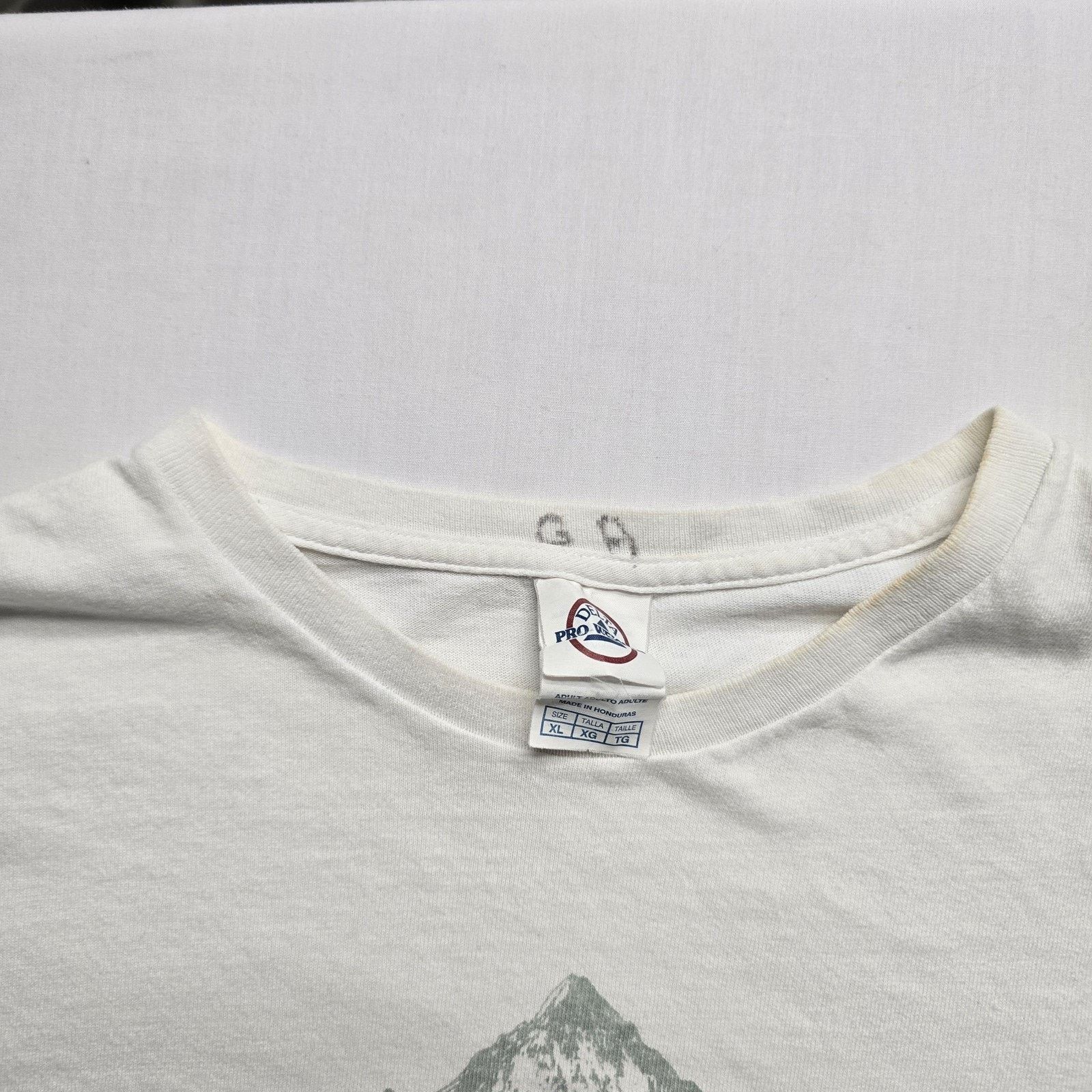 Delta Chevrolet Shirt Mens XL White Graphic Truck Promo Car Tee Size US XL / EU 56 / 4 - 3 Thumbnail