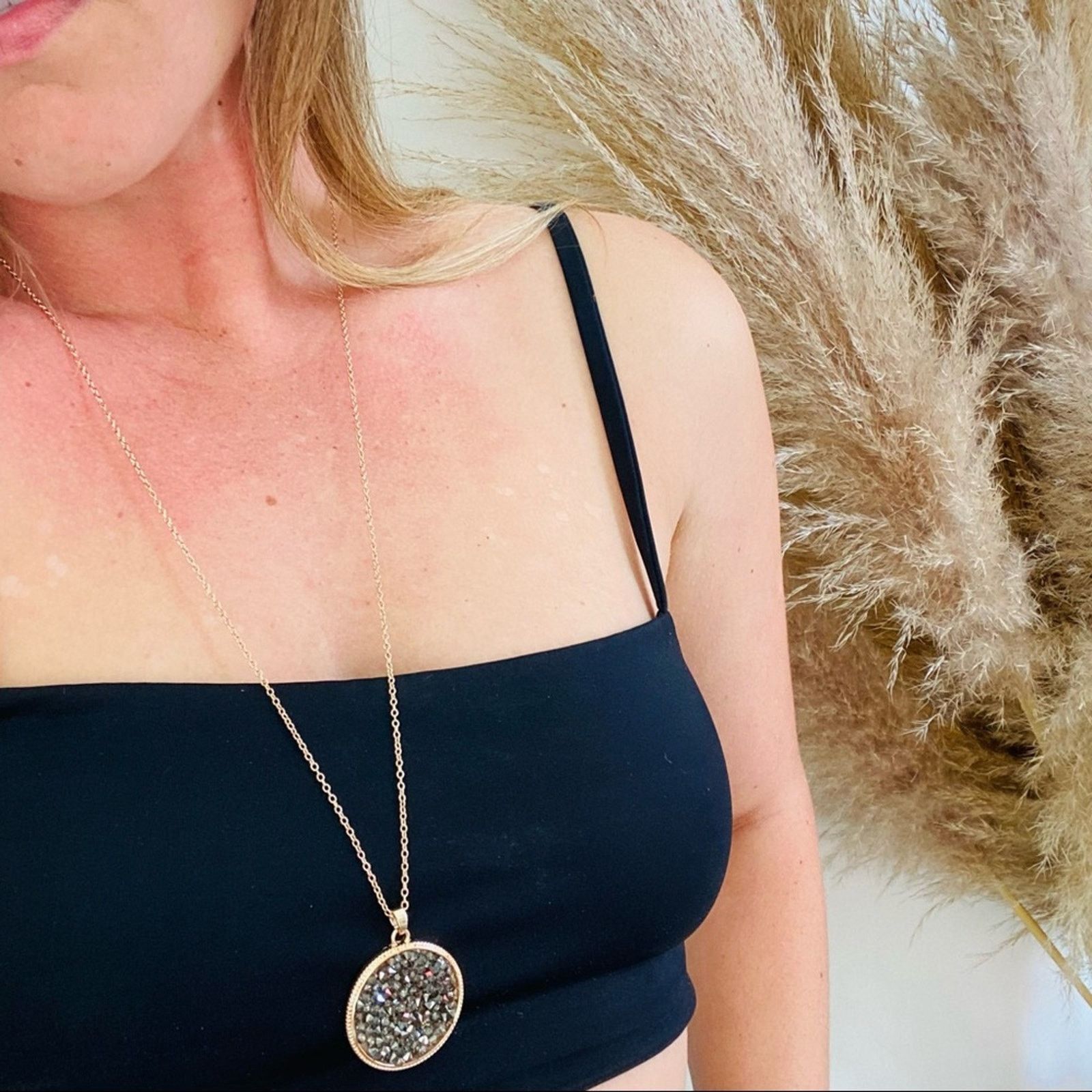 Nordstrom NORDSTROM REVOLVE Gold Medallion Pendant Necklace Jewelry Size ONE SIZE - 2 Thumbnail