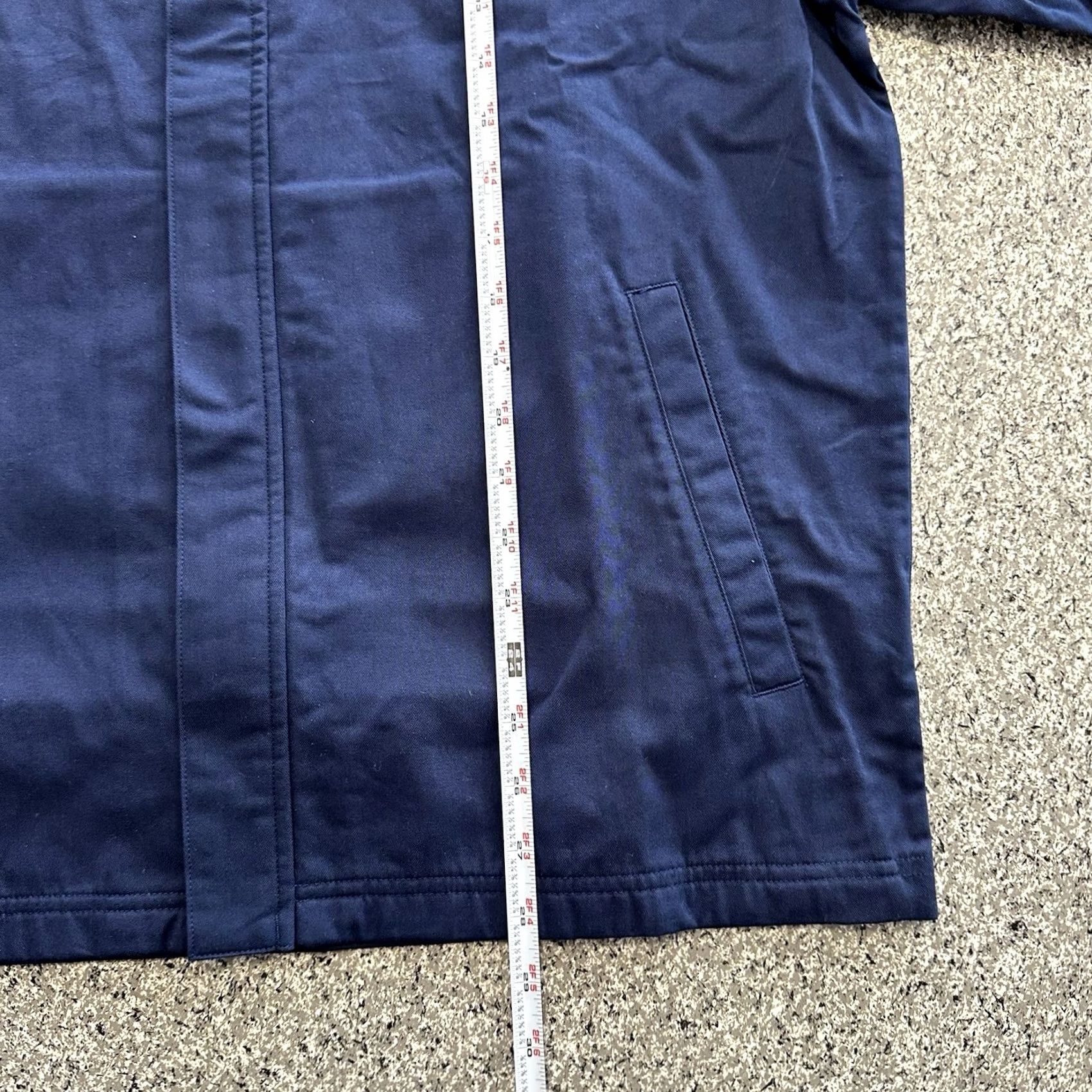 Adidas Adidas Rugby Travel Jacket Mens M Navy Blue Regular Fit Twill FFR Jacket Size US M / EU 48-50 / 2 - 5 Thumbnail