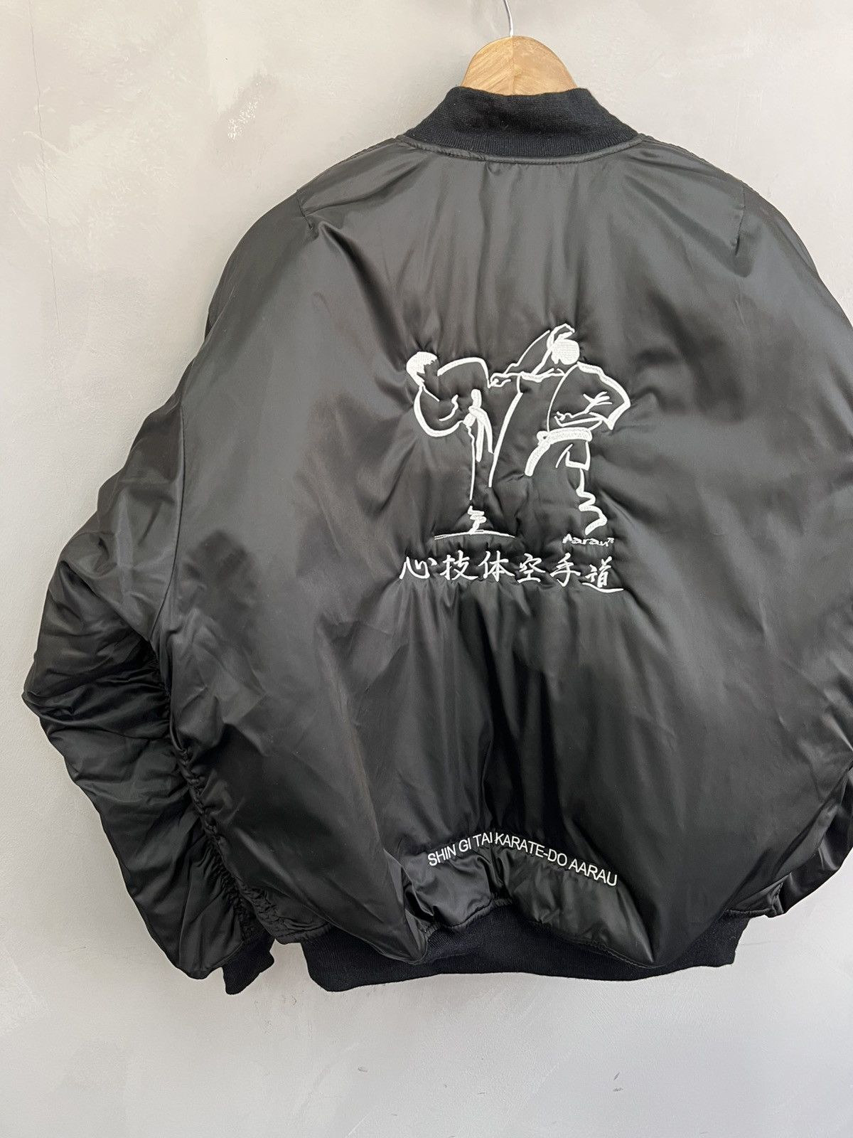 Vintage VINTAGE BOXY MA-1 bomber jacket karate Avant GARDE Size US L / EU 52-54 / 3 - 9 Thumbnail