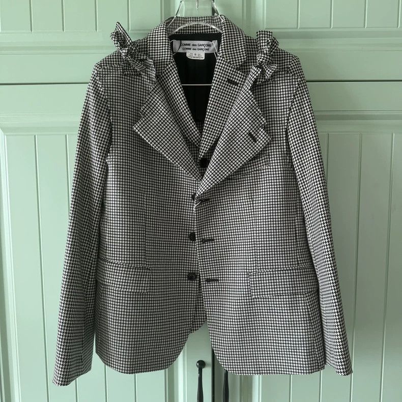 Comme des Garcons Comme des Garcons Classic houndstooth coat Size S / US 4 / IT 40 - 1 Thumbnail