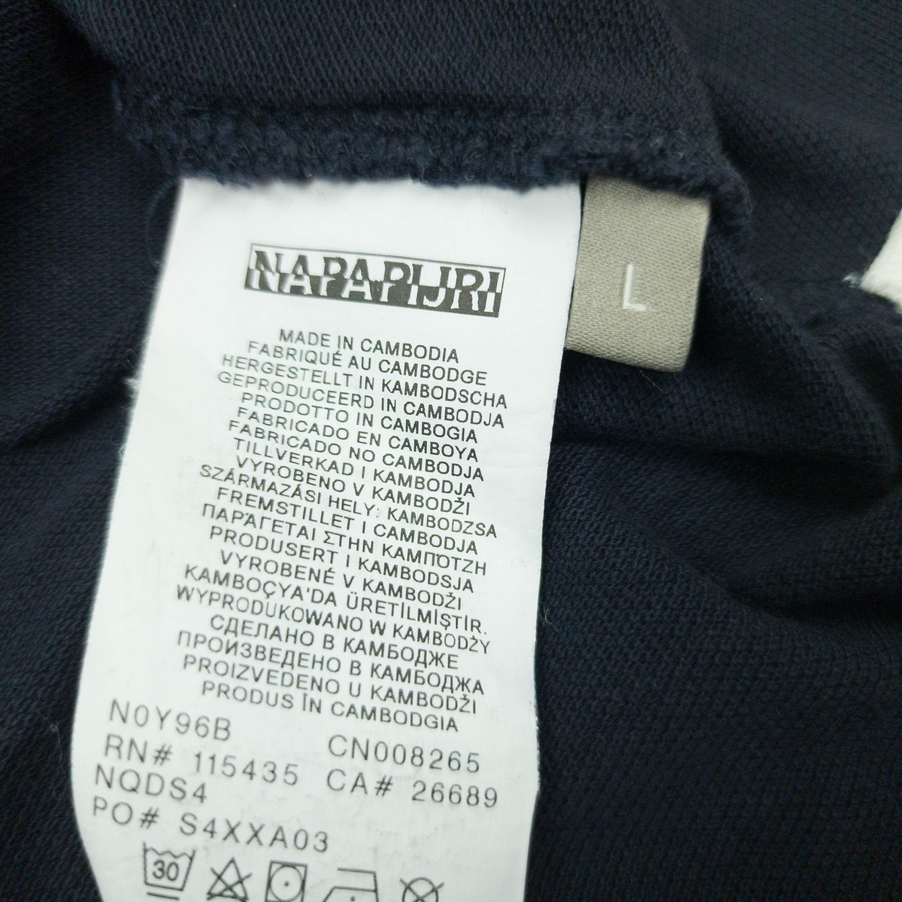 Napapijri Napapijri mens top polo cotton size M-L ( LABEL L) Size US L / EU 52-54 / 3 - 6 Thumbnail