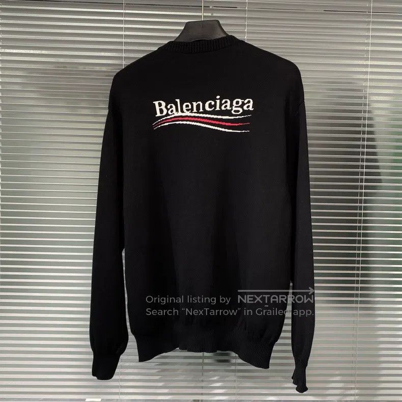 Balenciaga Balenciaga Coca-Cola embroidered knitted sweater with lett Size US M / EU 48-50 / 2 - 2 Thumbnail