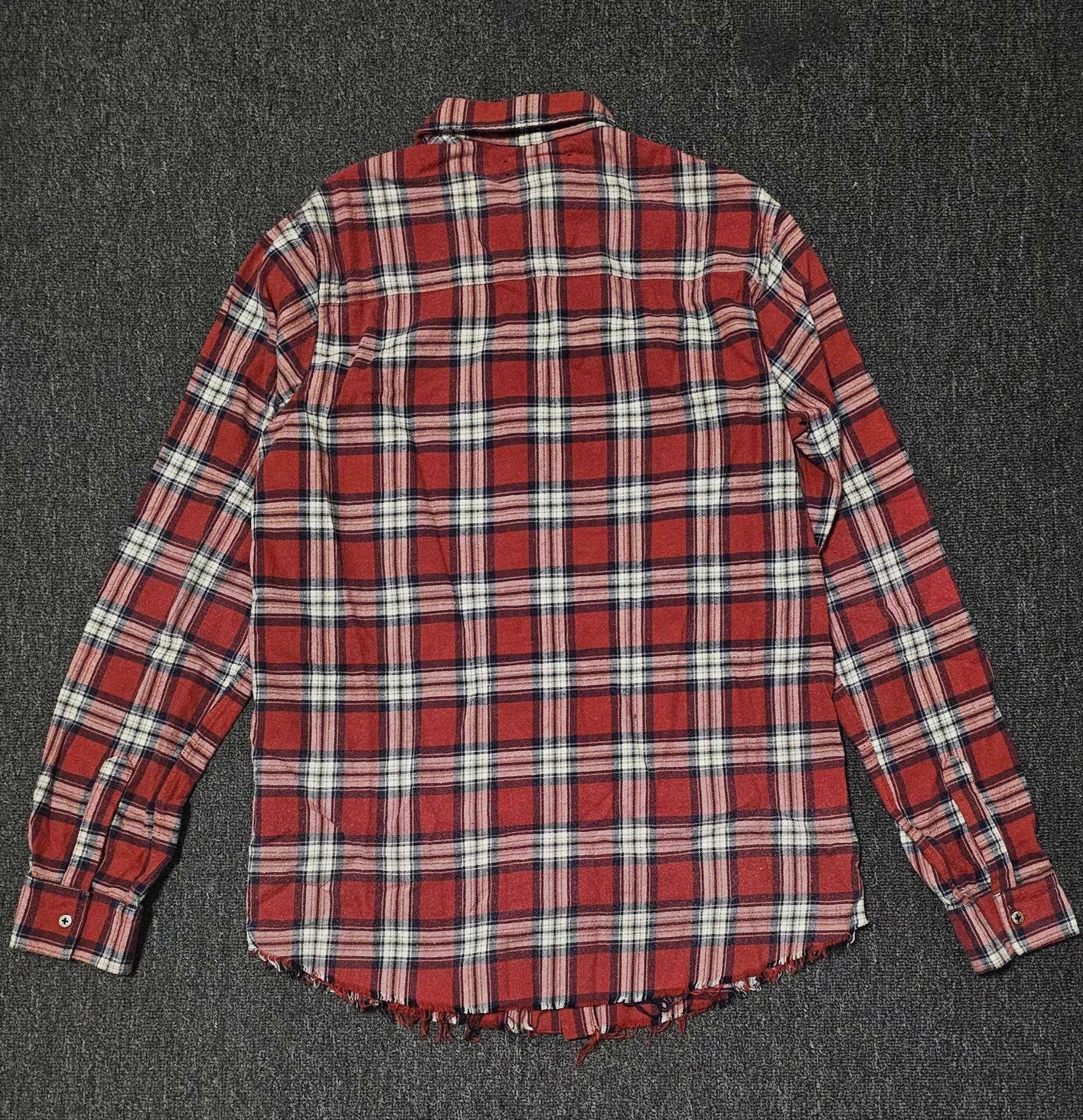 Amiri Amiri Red Plaid Shirt Q4 Size US L / EU 52-54 / 3 - 2 Thumbnail