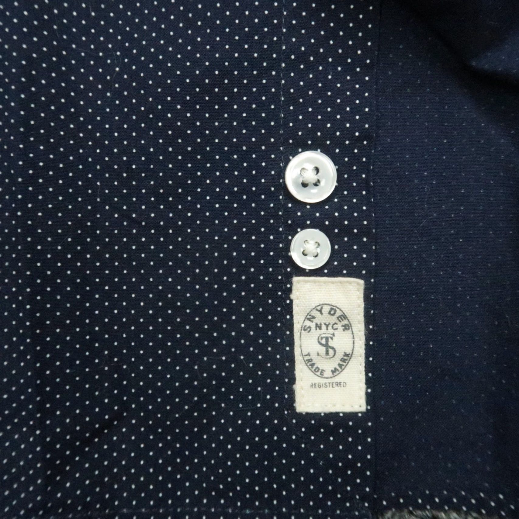 Todd Snyder Todd Snyder Dress Shirt Mens Large 16.5 Blue Polka Dot Long Sleeve Button-Up Size US L / EU 52-54 / 3 - 4 Thumbnail