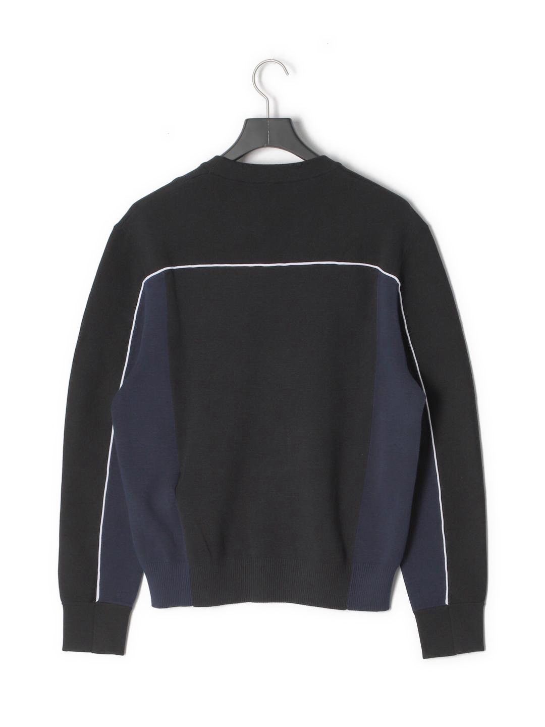 Diesel Diesel Black Cotton Knit Sweater Size M Size US M / EU 48-50 / 2 - 11 Thumbnail