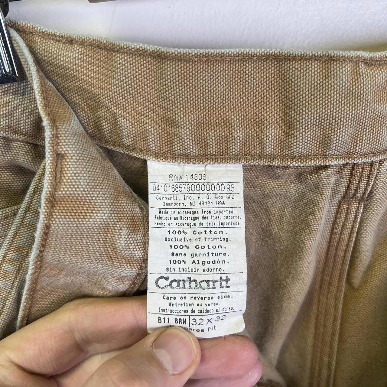 Carhartt Vintage Carhartt Men's Rugged Work Pants - Durable Trousers Size US 32 / EU 48 - 7 Thumbnail