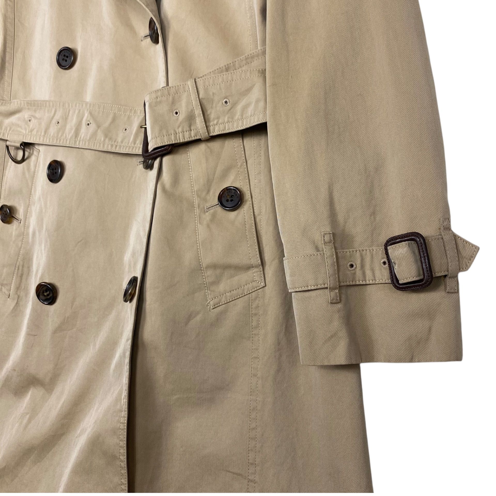 Burberry 💥 BURBERRY DOUBLE BRESTED BIEGE BELTED COAT Size US S / EU 44-46 / 1 - 8 Thumbnail