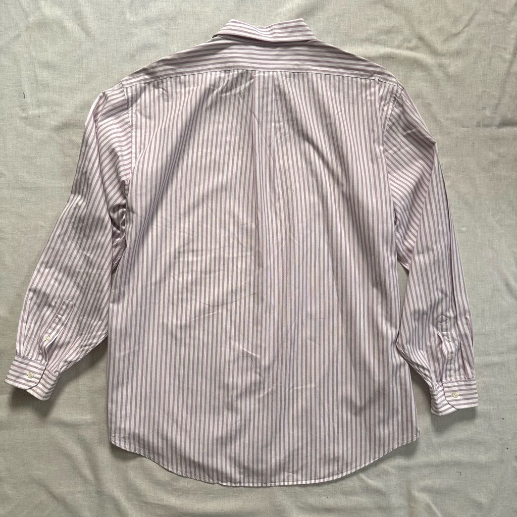 Daniel Cremieux Daniel Cremieux Purple White Stripes Button Front XL Size US XL / EU 56 / 4 - 5 Thumbnail