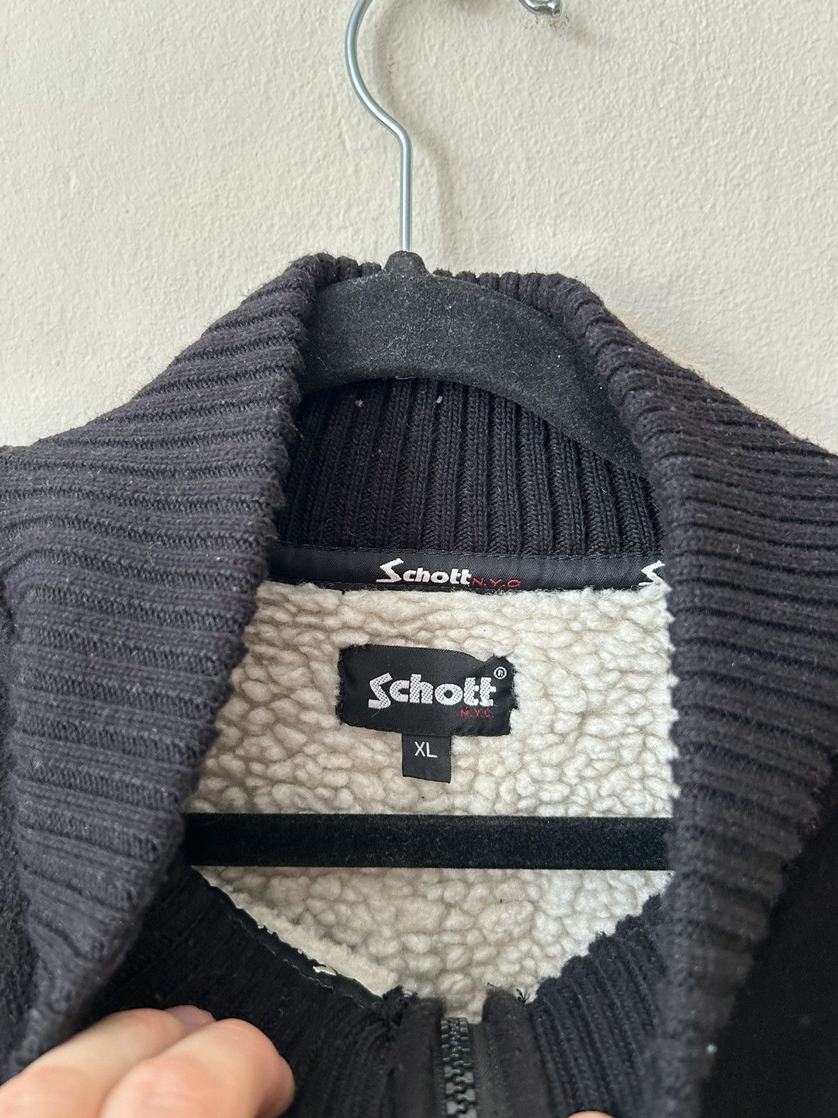 Schott Schott USA Wool Bomber Size US XL / EU 56 / 4 - 3 Thumbnail