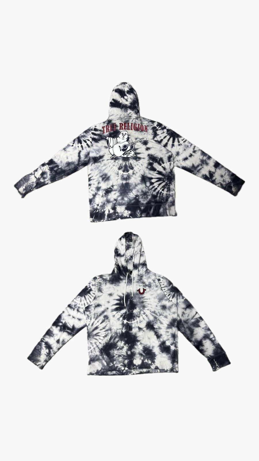 Tie dye true religion hoodie hotsell