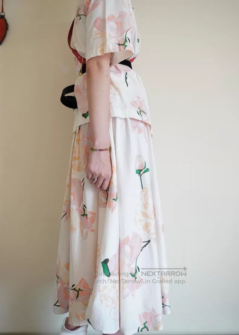 Kenzo Kenzo Light Pink Peony Flower Pure Cotton Set Size M / US 6-8 / IT 42-44 - 5 Thumbnail