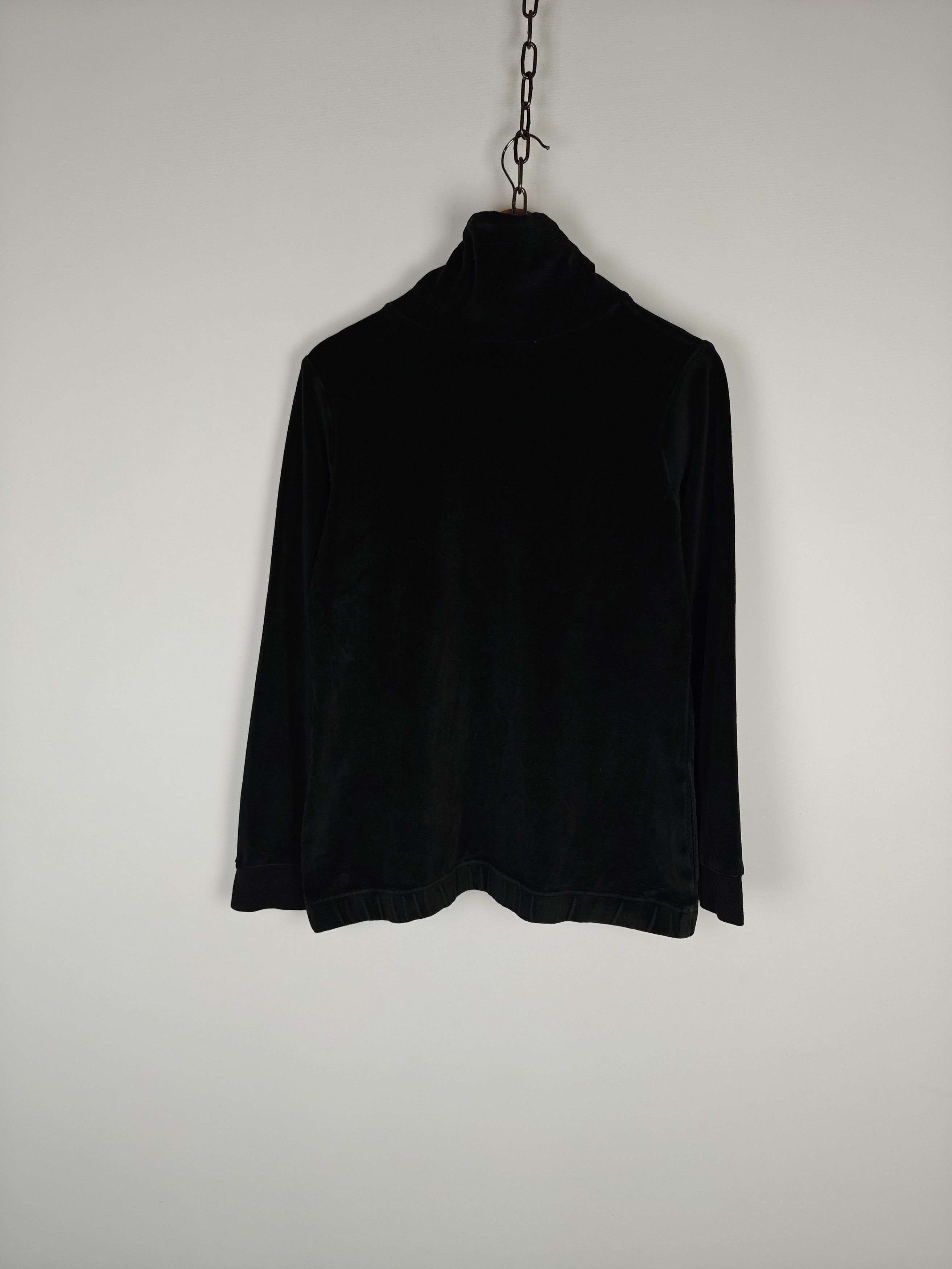 Lacoste Lacoste Sport Velour Sweatshirt Pullover High Neck Black M Size M / US 6-8 / IT 42-44 - 8 Thumbnail
