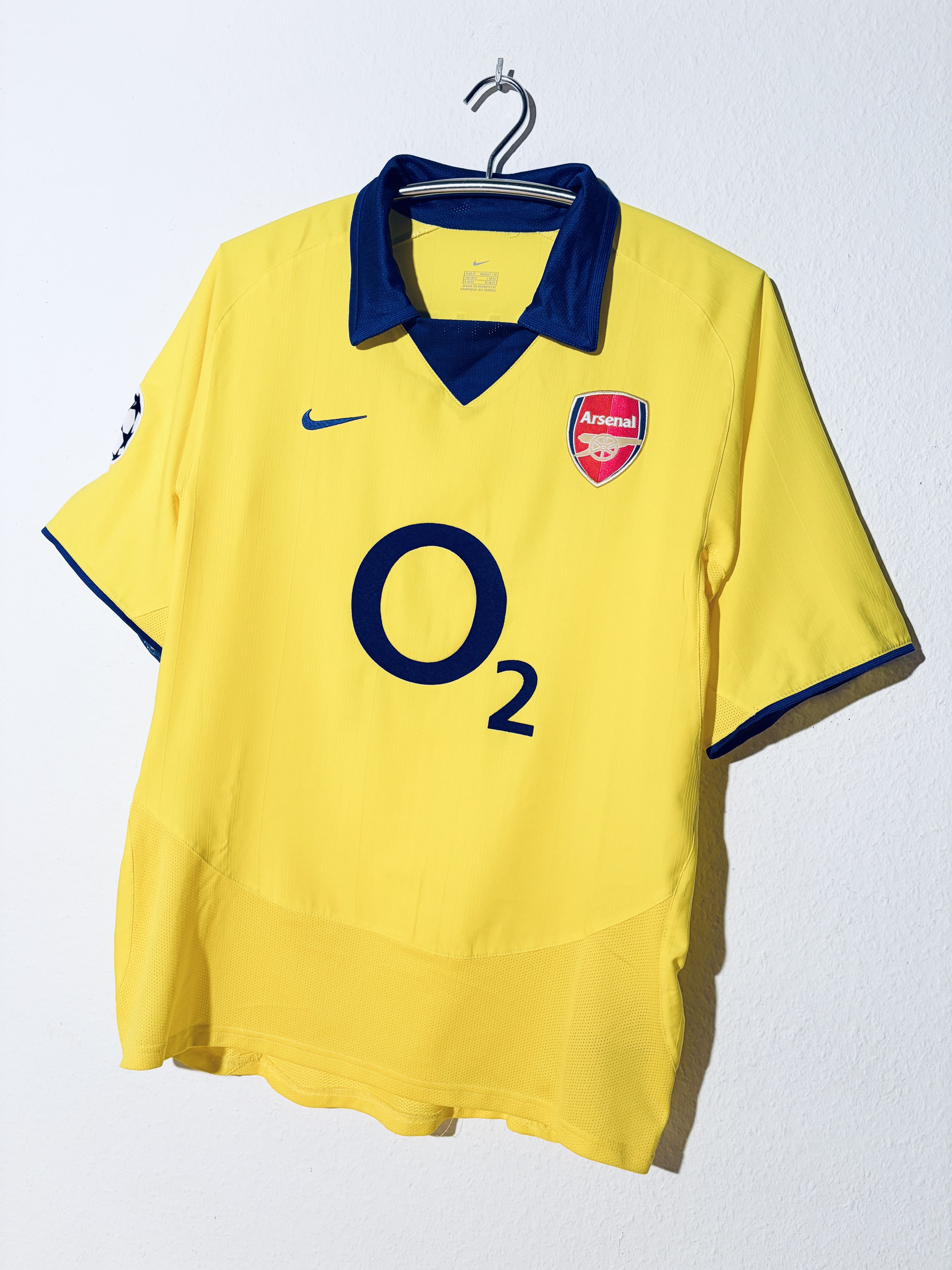 Nike Arsenal Champions League Away Jersey 2003 - 2004 Size US M / EU 48-50 / 2 - 3 Thumbnail