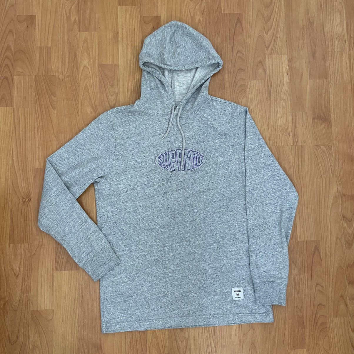 Supreme Supreme Warped Logo Purple Hoodie Shirt Men’s Medium Size US M / EU 48-50 / 2 - 2 Thumbnail