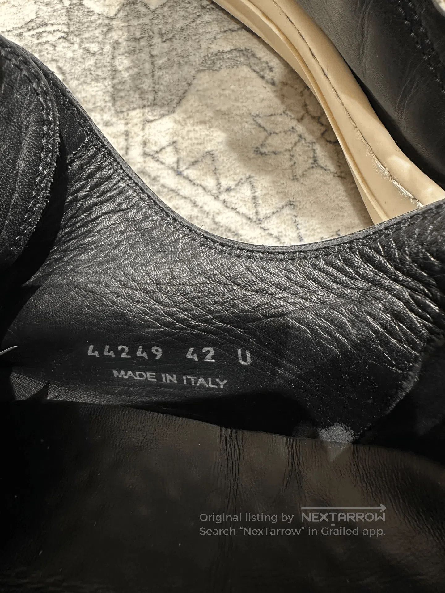 Rick Owens Rick Owens Leather Low-Top Thick Laces. Size US 9 / EU 42 - 7 Thumbnail