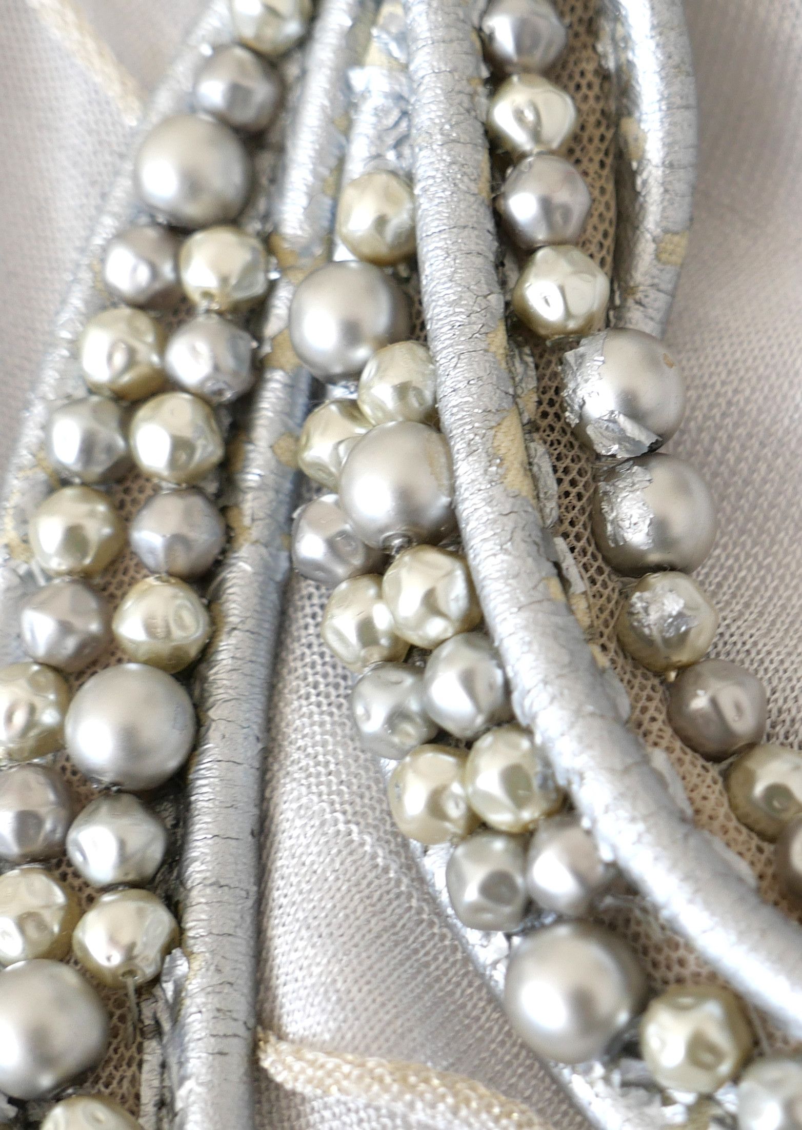 Chanel Chanel Cruise 2009 Pearl & Leather Trim Top Size M / US 6-8 / IT 42-44 - 8 Thumbnail