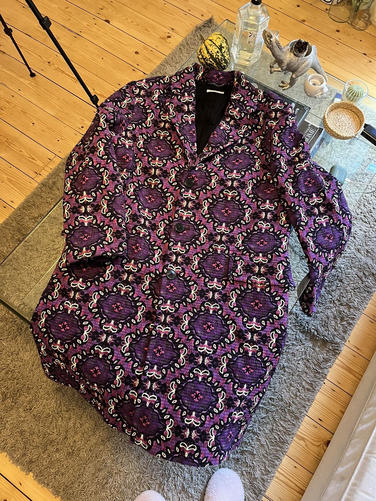 Dries Van Noten Dries Van noten runway quilted long coat Size US M / EU 48-50 / 2 - 15 Thumbnail