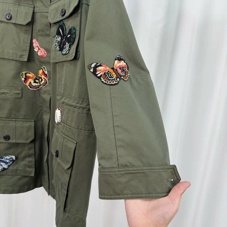 Valentino Valentino Heavy studded beaded embroidered butterfly jacke Size US XS / EU 42 / 0 - 4 Thumbnail