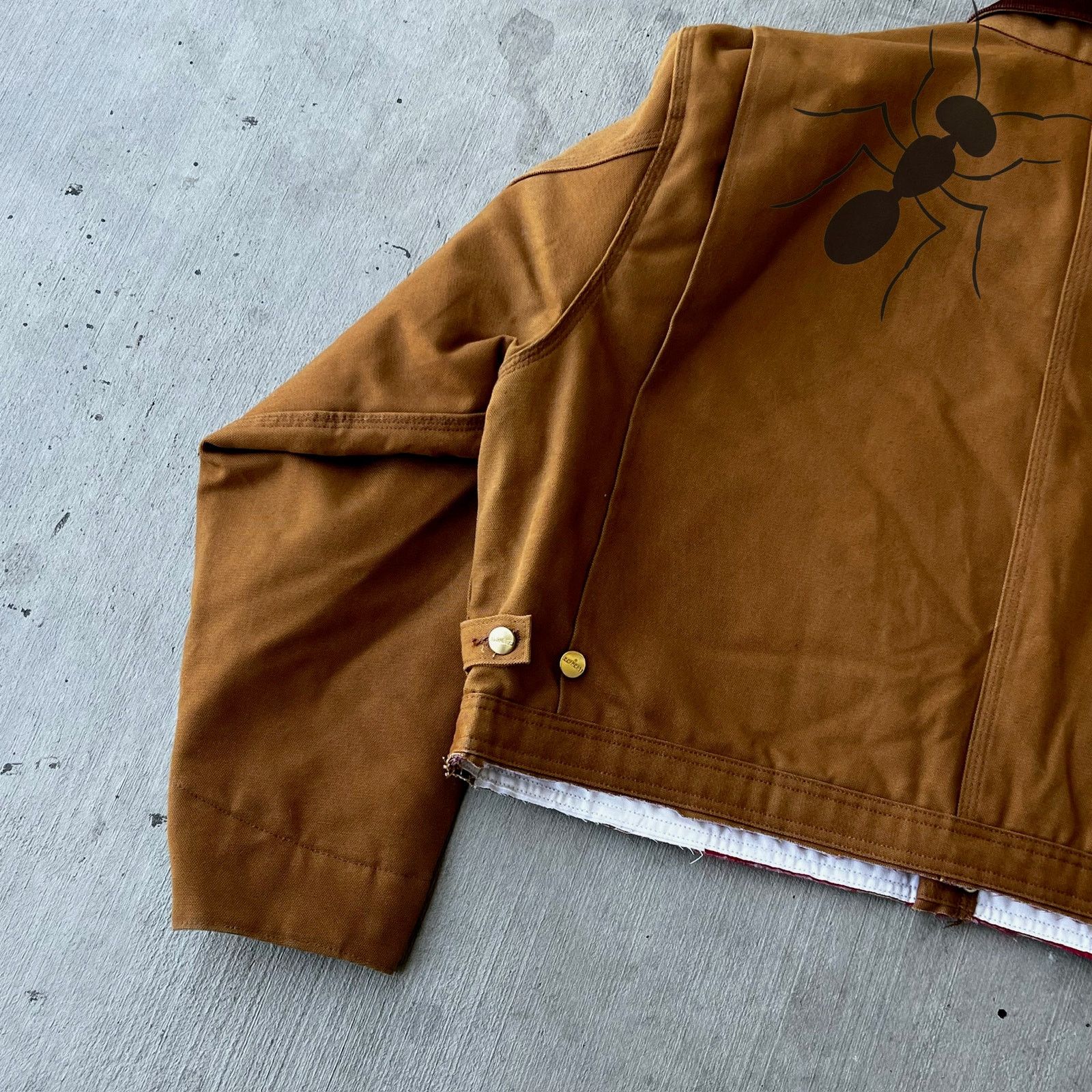Carhartt × Vintage Carhartt cropped detroit style brown work wear jacket Size US XXL / EU 58 / 5 - 10 Thumbnail