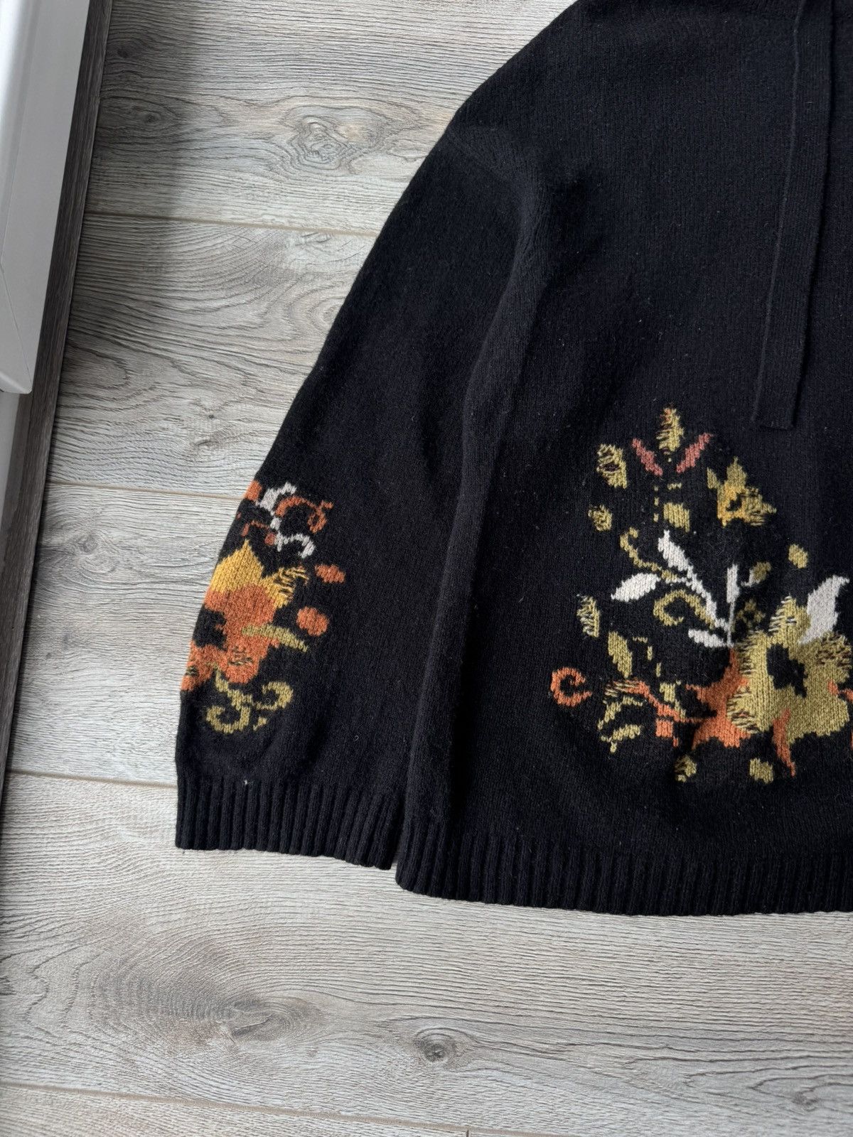 Other Ivko Floral Pattern Pullover With Hoodie Size M / US 6-8 / IT 42-44 - 4 Thumbnail