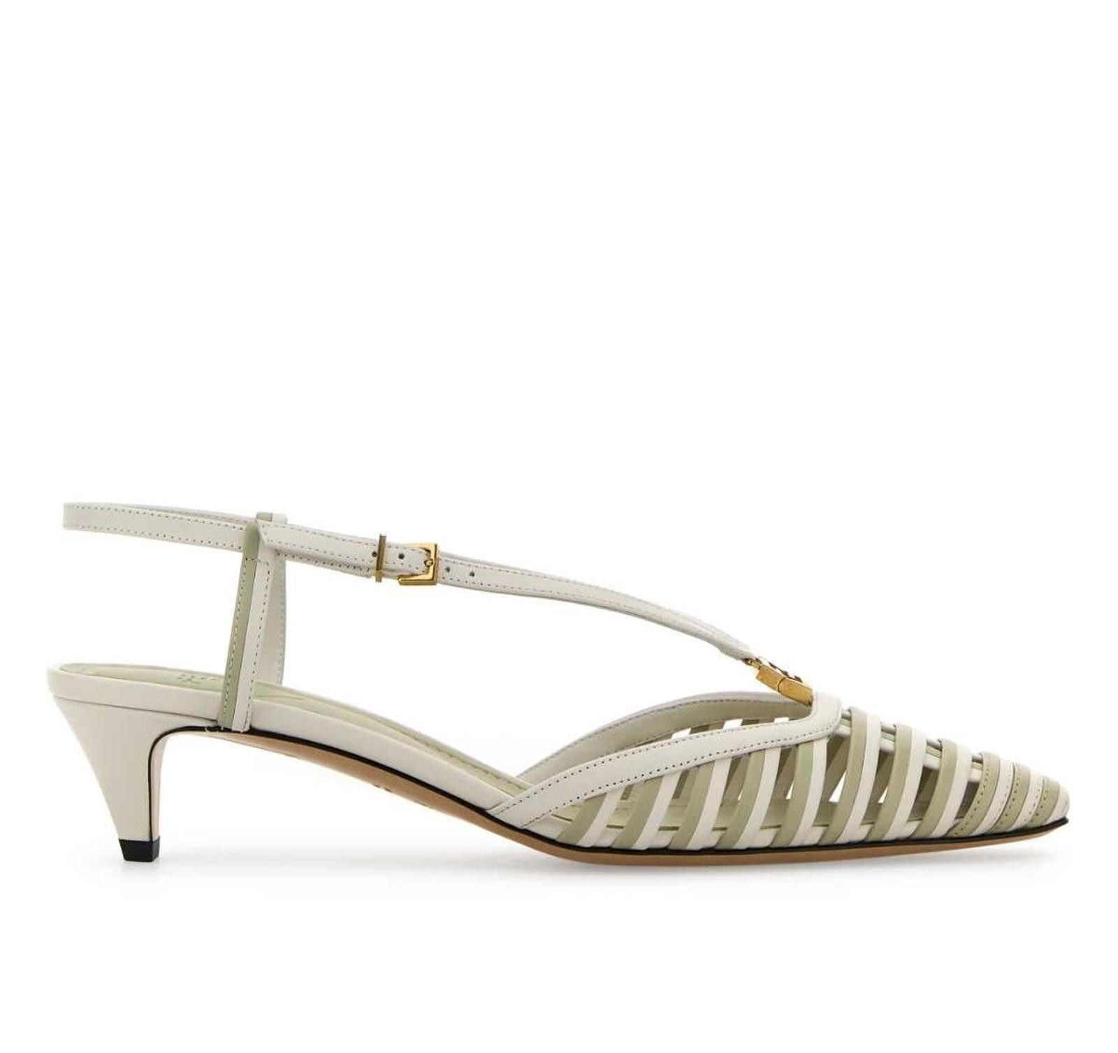 Fendi Fendi FFold Leather Pumps Size US 7.5 / IT 37.5 - 1 Thumbnail
