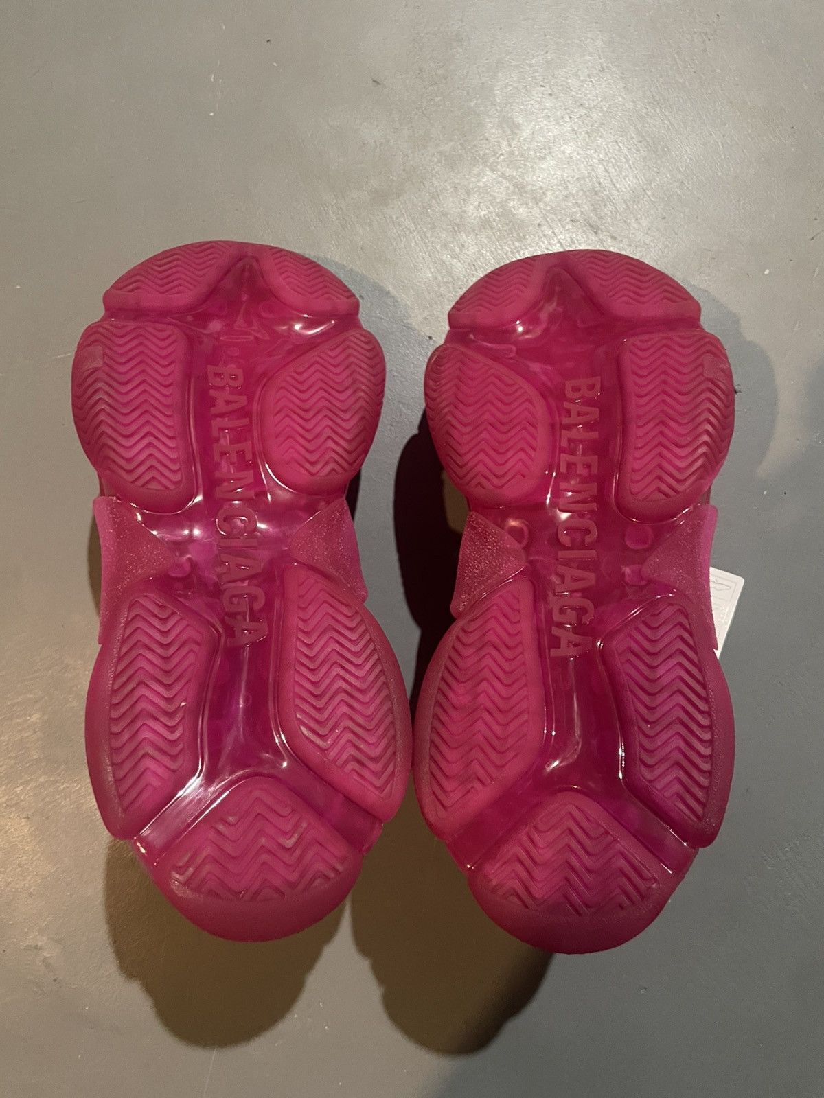 Balenciaga Balenciaga Hot Pink Clear Sole Triple S Brand New With Tags Size US 9 / EU 42 - 5 Thumbnail