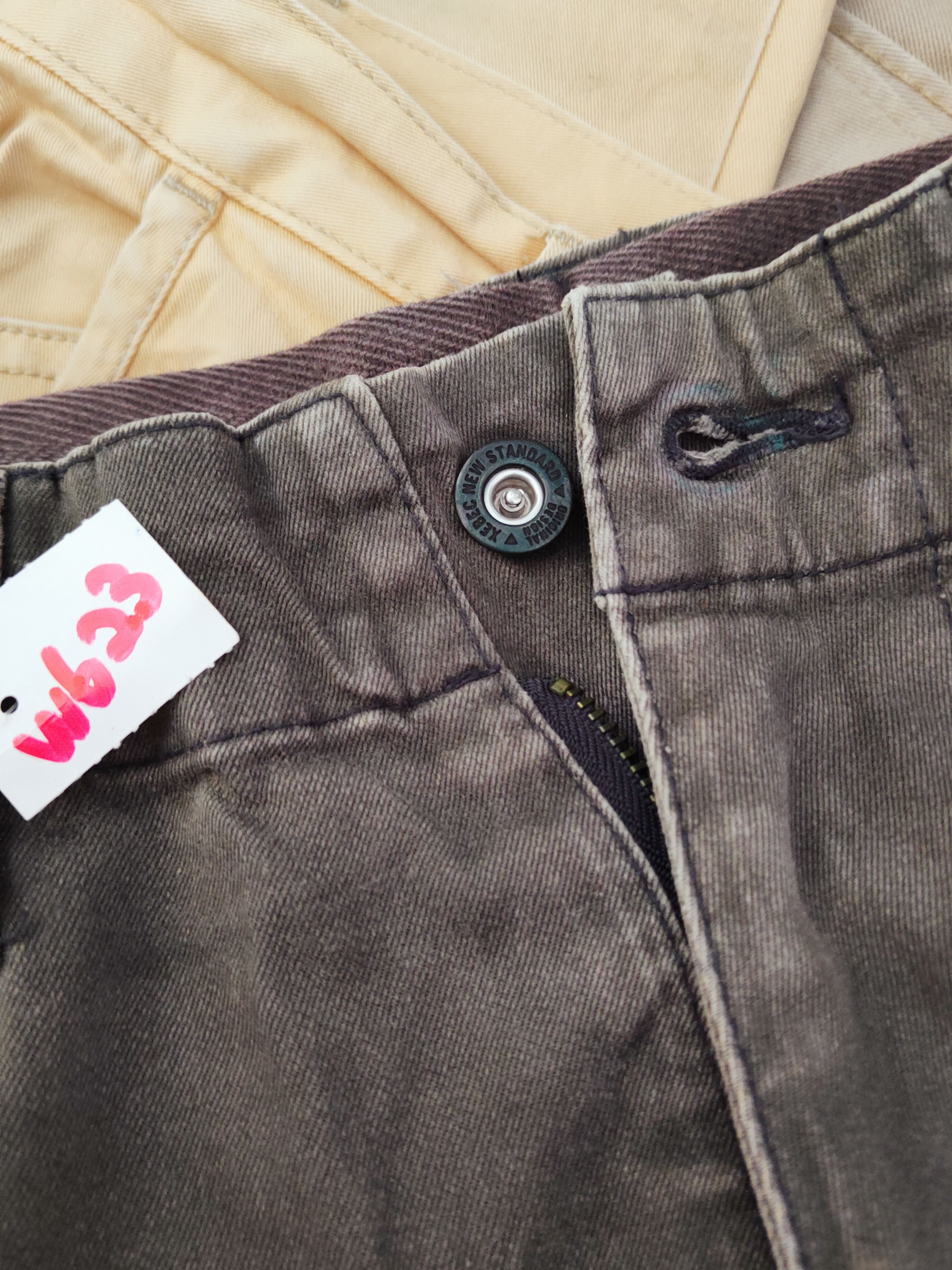 Japanese Brand Xebec Dark Gray Faded Multipocket Tactical Cargo Pants #W623 Size US 31 - 15 Thumbnail