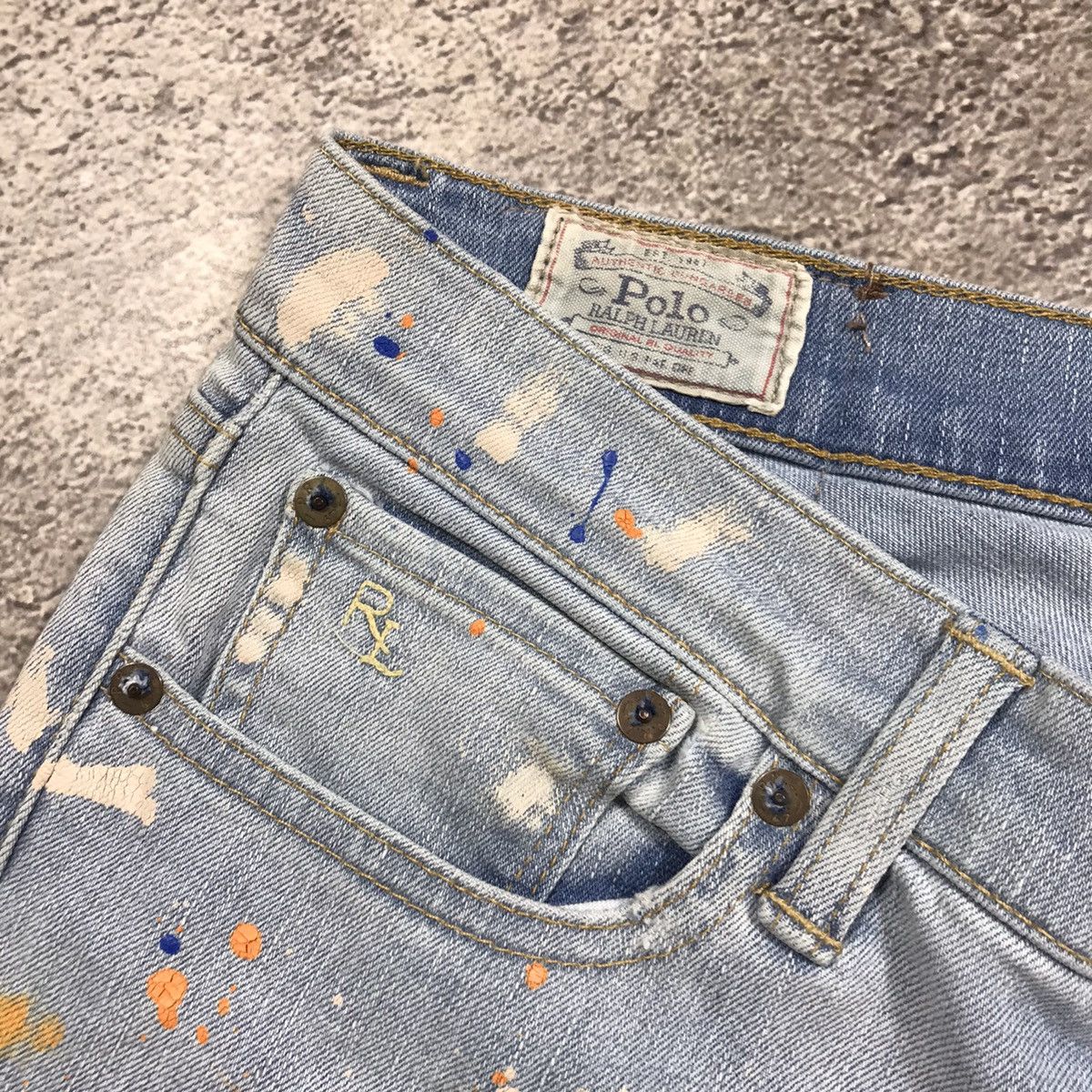 Ralph Lauren vintage Ralph Lauren japan jeans low rise flared 90s Size US 29 - 4 Thumbnail