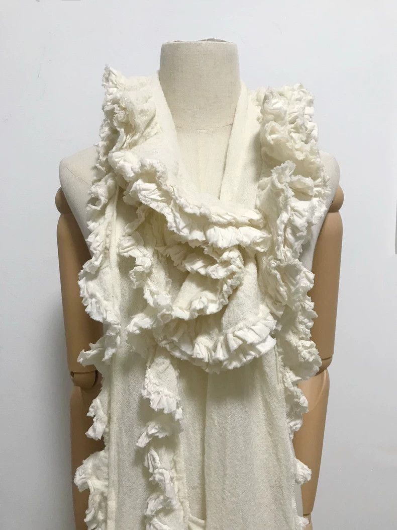 Comme des Garcons Comme des Garçons Ruffled Scarf-2506 Size ONE SIZE - 2 Thumbnail