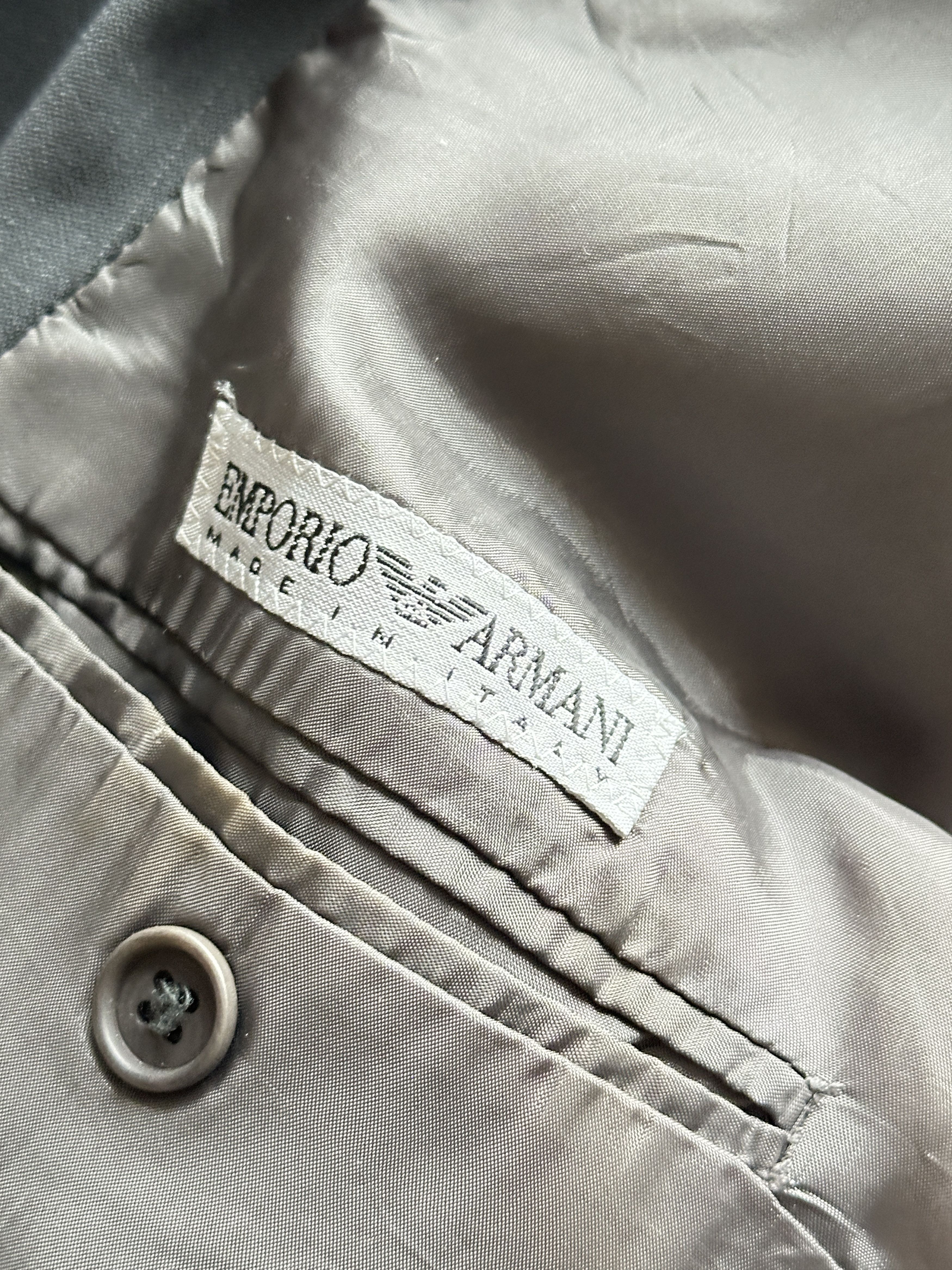 Valentino Emporio Armani Vintage Gray Wool Blazer — 42R Size 42R - 6 Thumbnail