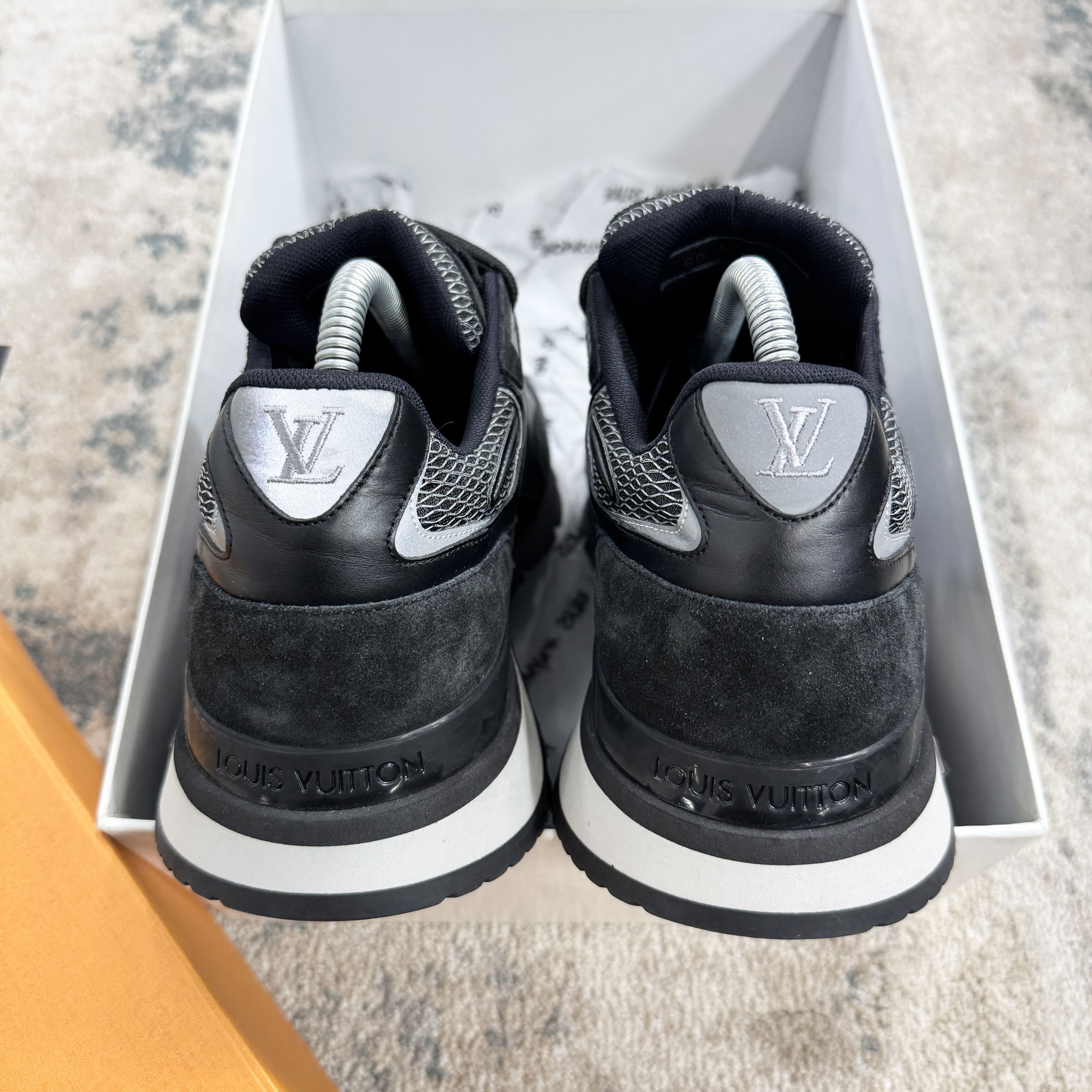Louis Vuitton 1A9J1A LV Runway Trainers Black Grey RRP £950