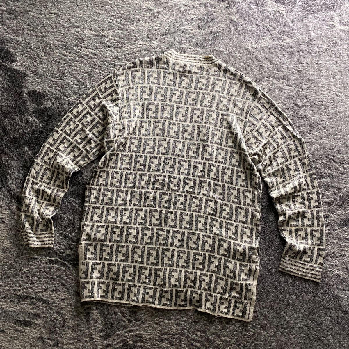 Fendi Vtg Fendi Monogram Cardigan Size US M / EU 48-50 / 2 - 7 Thumbnail