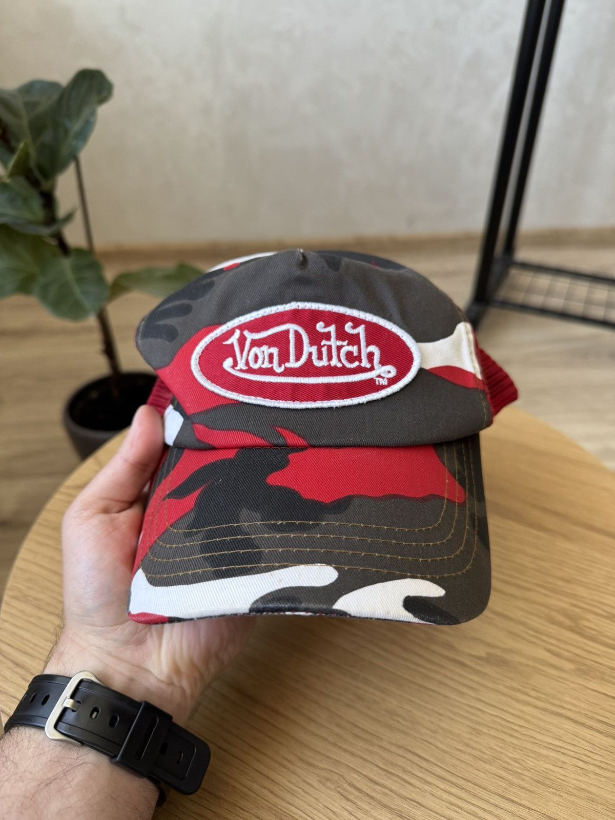 Von Dutch Vintage Y2K Von Dutch Camo Mesh Cap Size ONE SIZE - 3 Thumbnail