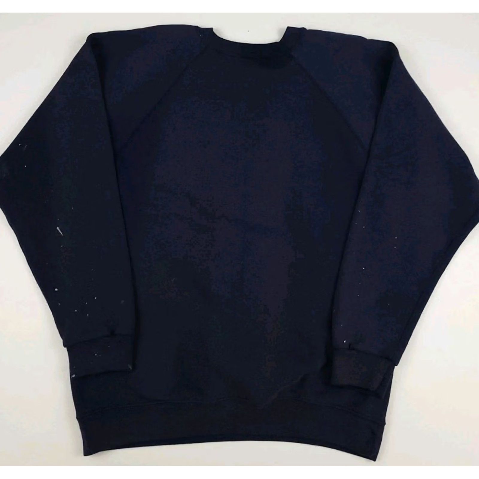 Vintage VINTAGE University Michigan Wolverines Sweatshirt 90s Raglan Print FADED PAINT Size US M / EU 48-50 / 2 - 7 Thumbnail